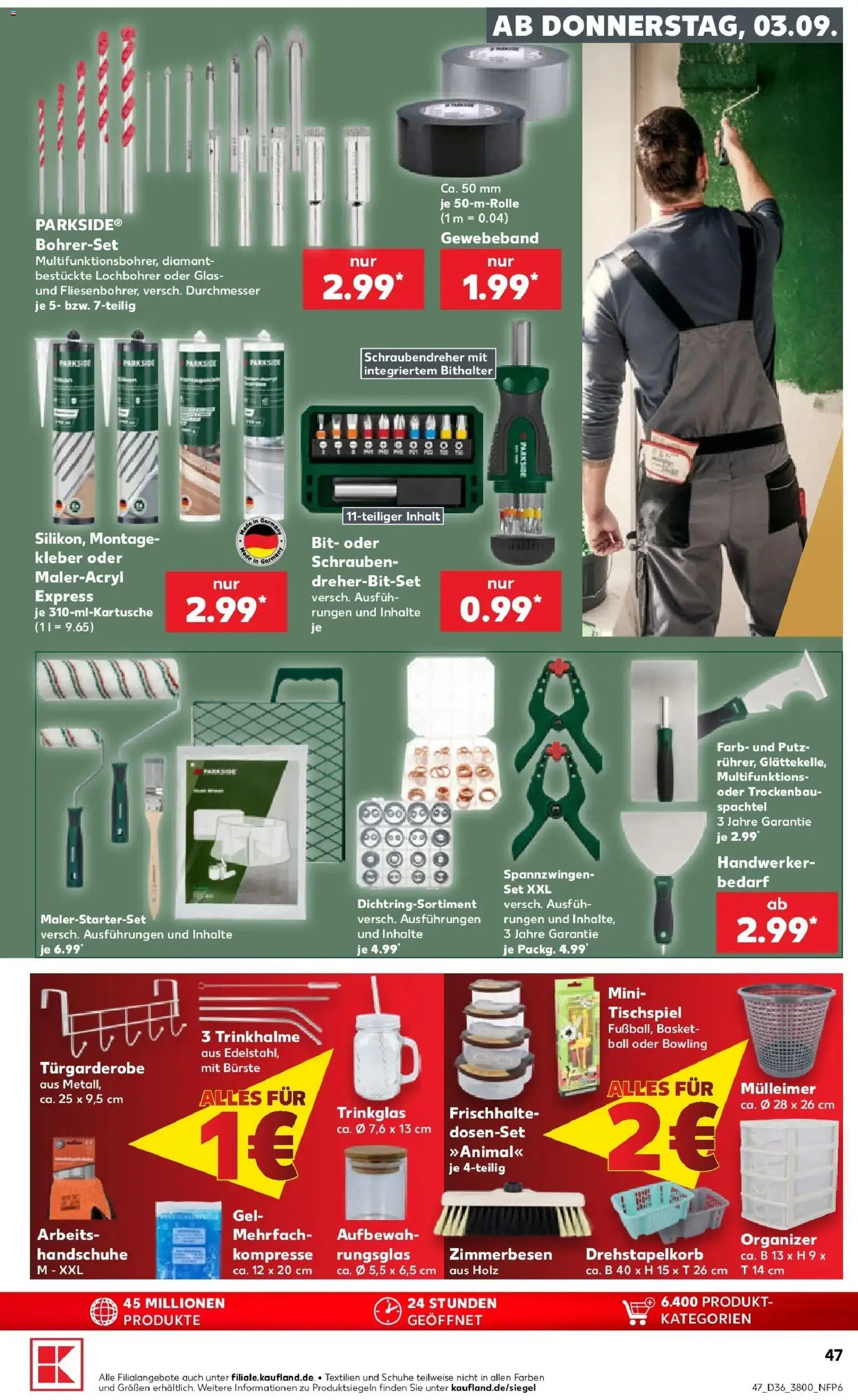 Prospekt Kaufland ab 31.08.2026 » Angebote Online zum Blättern | Seite: 56 | Produkte: Bürste, Handschuhe