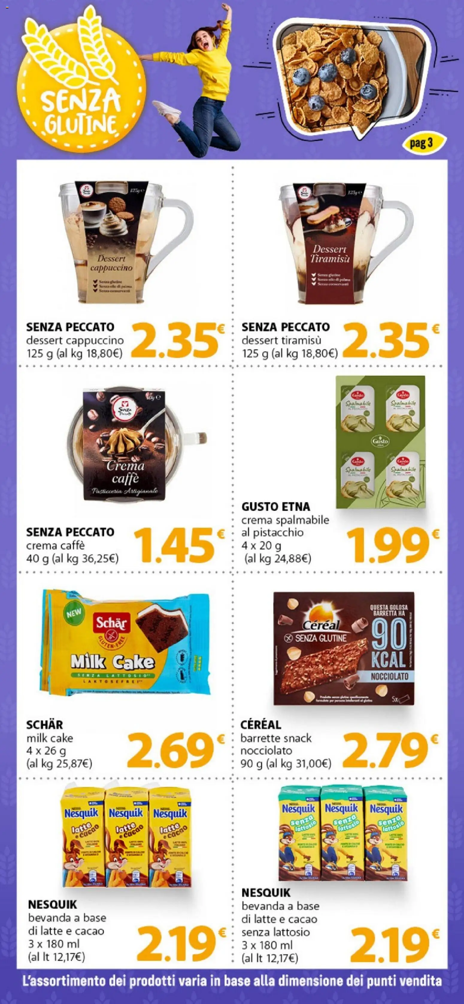 Volantino DOK del 10.03.2026 | Pagina: 3 | Prodotti: Caffè, Latte, Barretta, Cacao