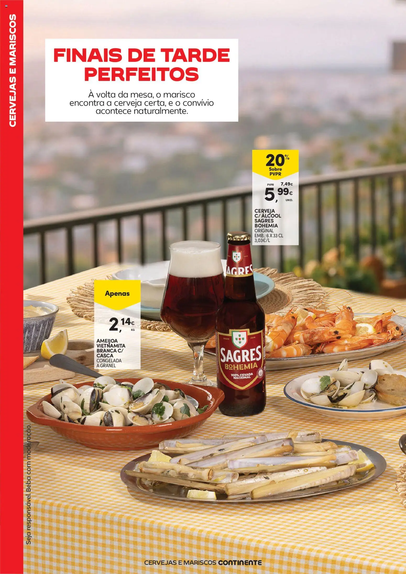 Continente - Açores Cervejas, Vinhos e Mariscos │ válido de 09.06.2026 | Página: 2 | Produtos: Cerveja