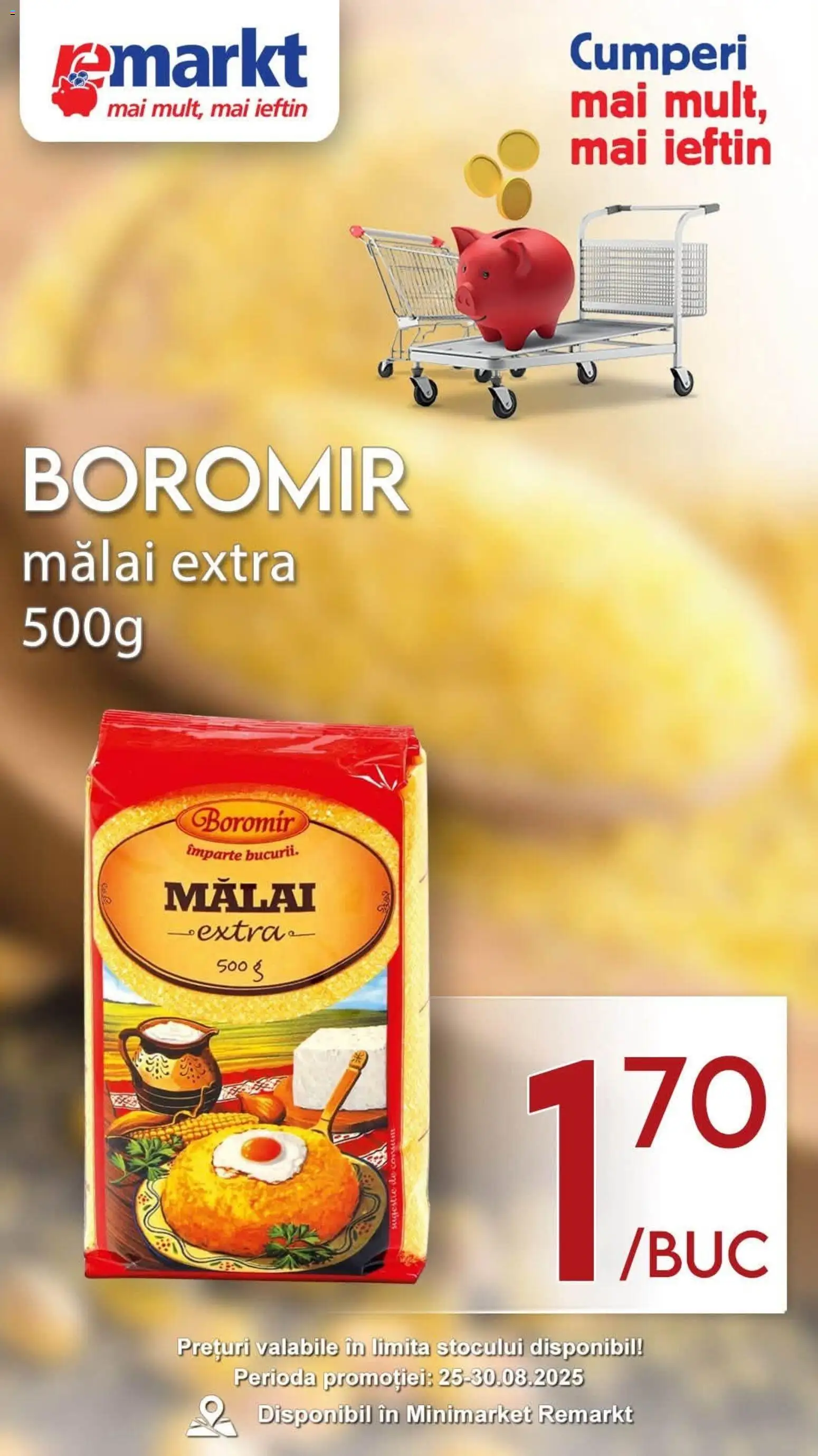 Noul catalog Remarkt – valabil de la 25.08.2026 | Pagină: 3 | Produse: Mălai