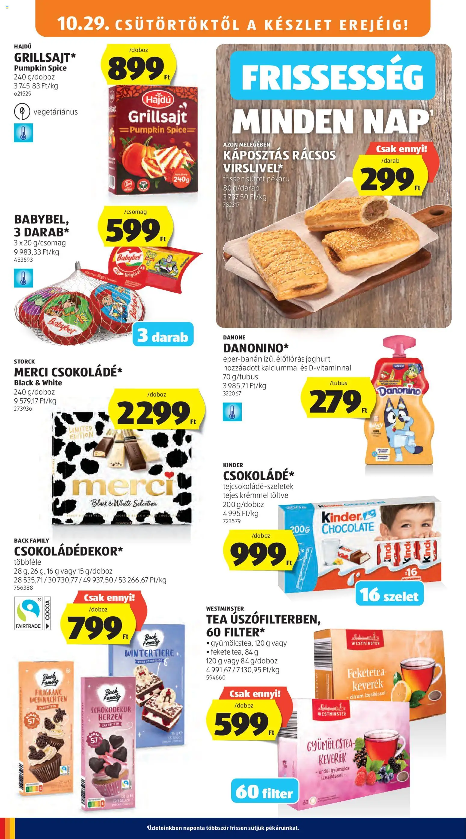 Aldi akciós ujság - amely érvényes a következő dátumtól: 2026.10.29. | Oldal: 16