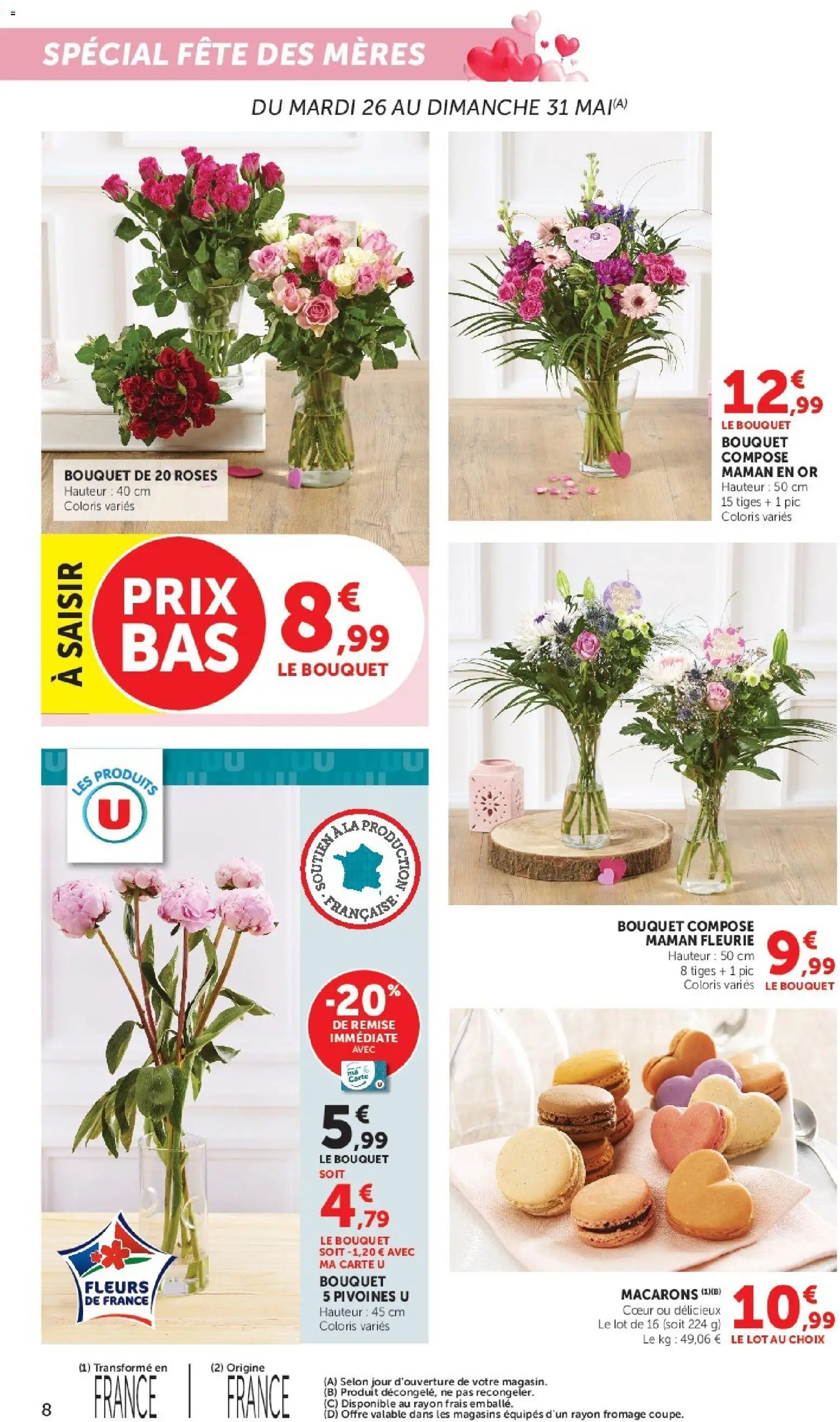 {H1} | Page: 8 | Produits: Macarons, Fromage