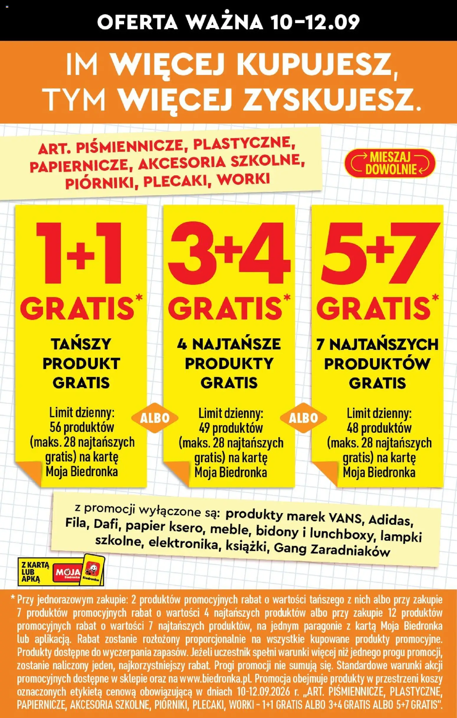 Biedronka gazetka od czwartku od 10.09.2026 | Strona: 29 | Produkty: Karta, Lampki