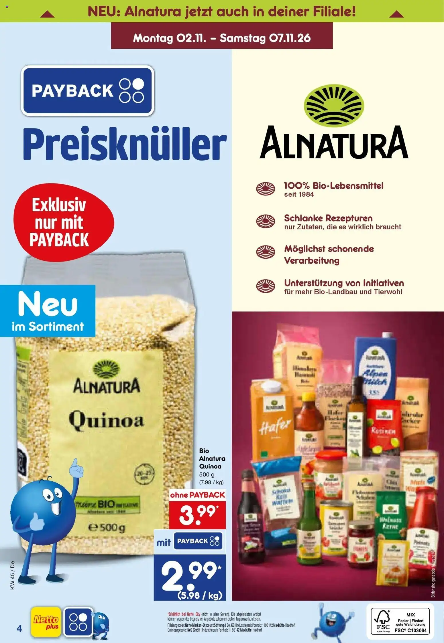 Netto Marken-Discount Prospekt Waiblingen-Bittenfeld (ab 02.11.2026) » Angebote | Seite: 43 | Produkte: Bilder