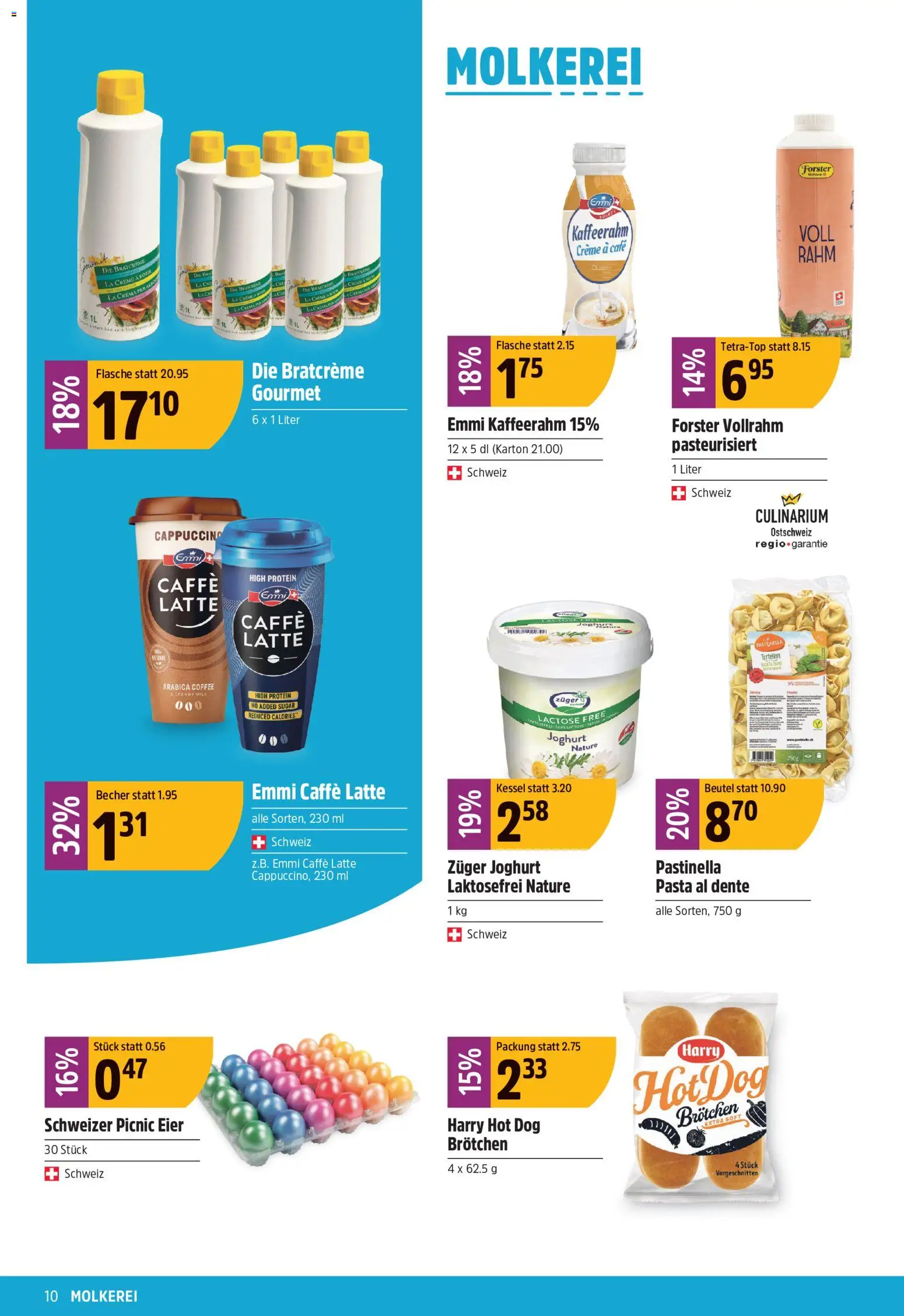 TopCC aktionen – gültig ab 10.08.2026 | Seite: 10 | Produkte: Joghurt, Pasta, Kessel, Creme