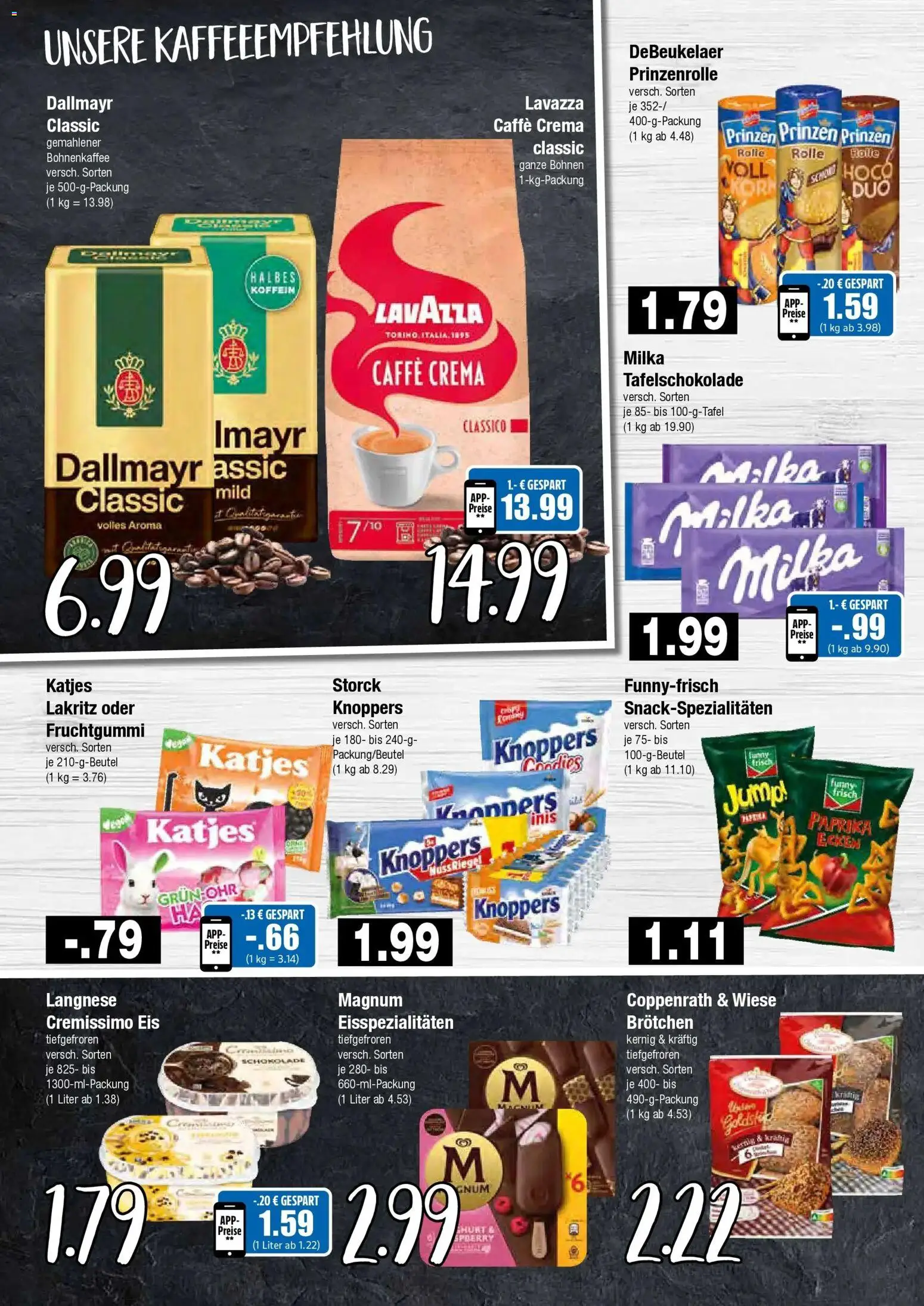 Edeka prospekt Hamburg – gültig ab 01.06.2026 | Seite: 6 | Produkte: Lavazza, Langnese, Cremissimo, Knoppers
