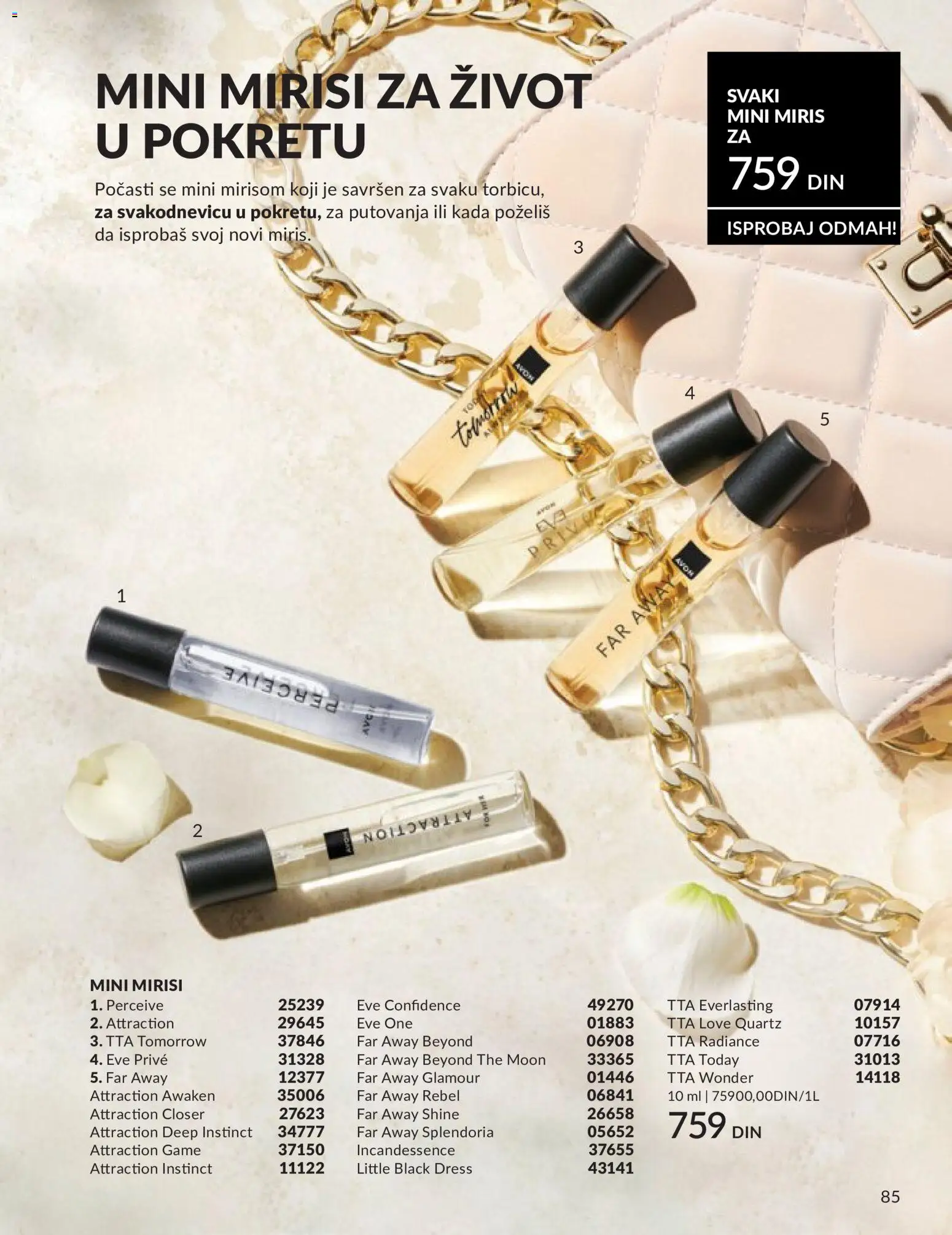 AVON katalog - važi od 01.05.2026 | Strana: 85 | Proizvode: Miris