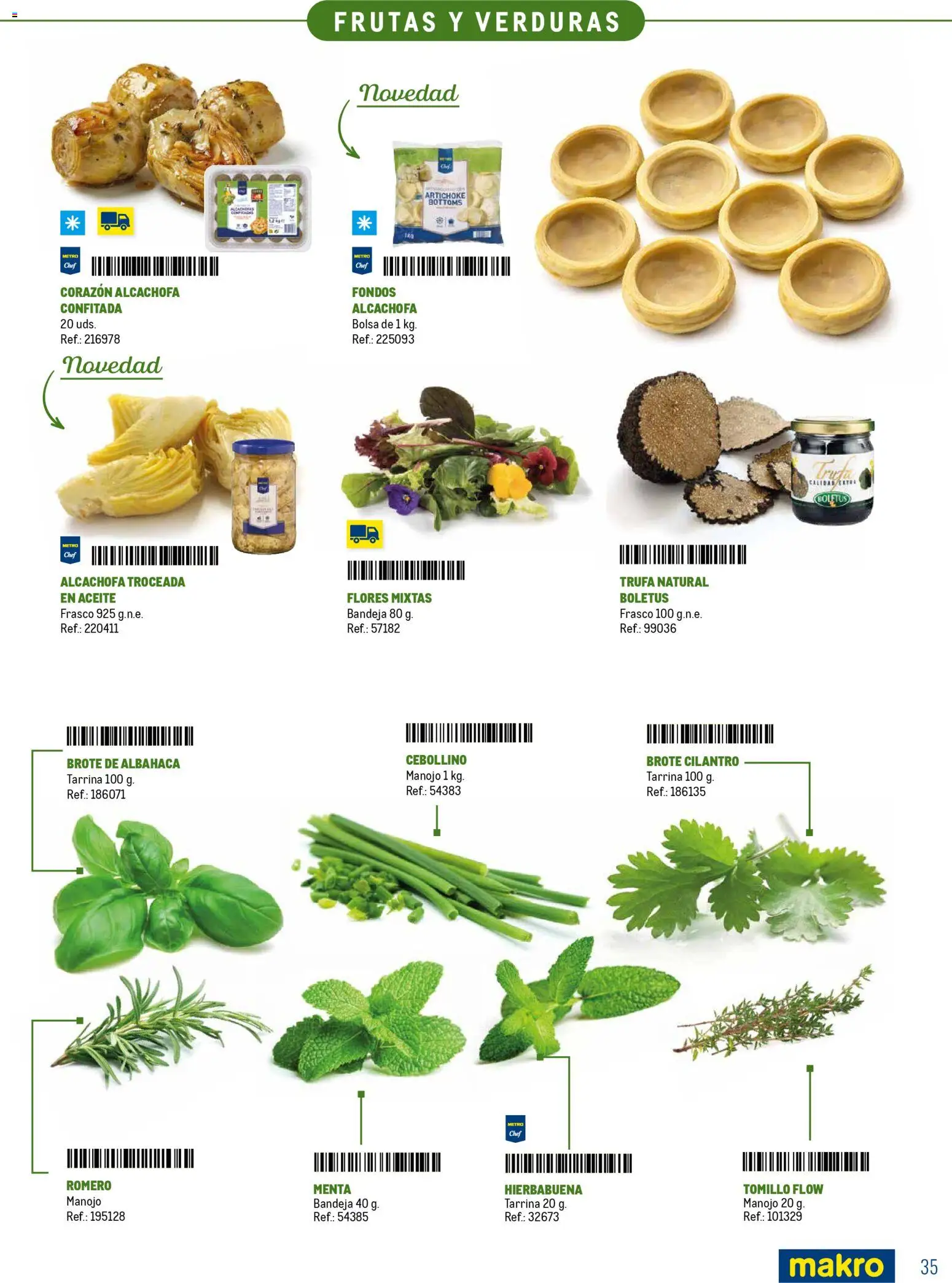 Makro Especial Catering Canarias │ válido desde el 16.03.2026 | Página: 35 | Productos: Aceite, Bolsa, Bandeja