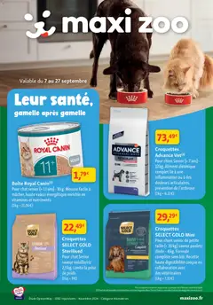 Maxi ZOO - Prévisualisation de Maxi ZOO catalogue valide à partir de 07/09/2026