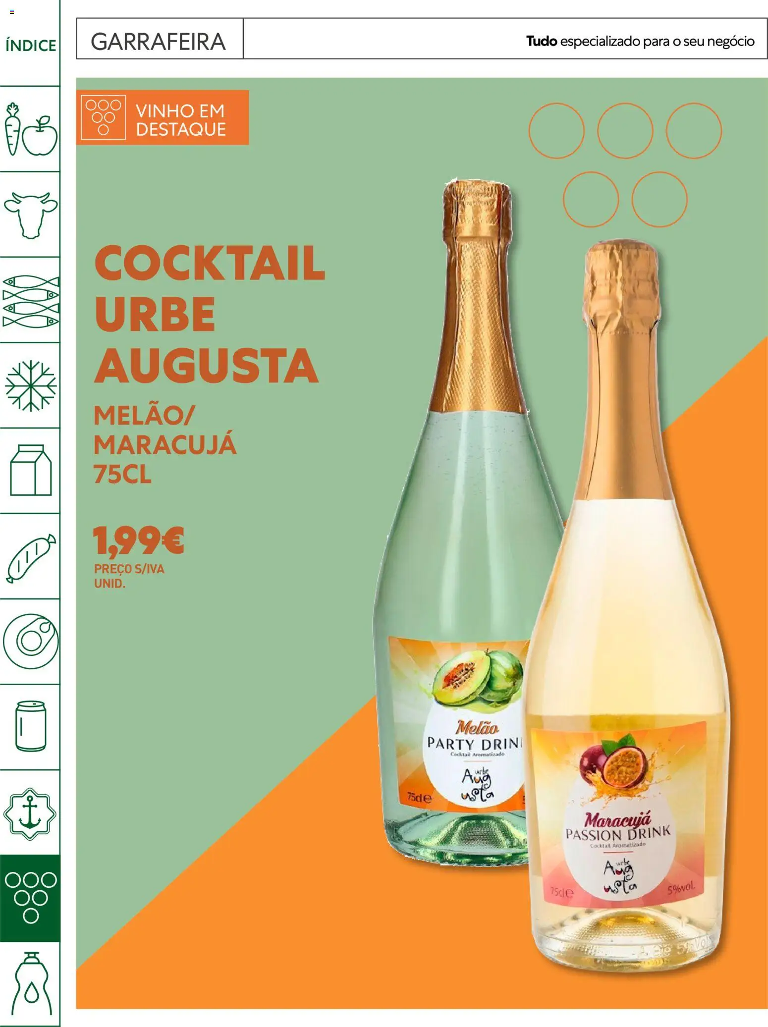 Recheio folheto Horeca Madeira │ válido de 20/10/2026 | Página: 22 | Produtos: Vinho, Melão