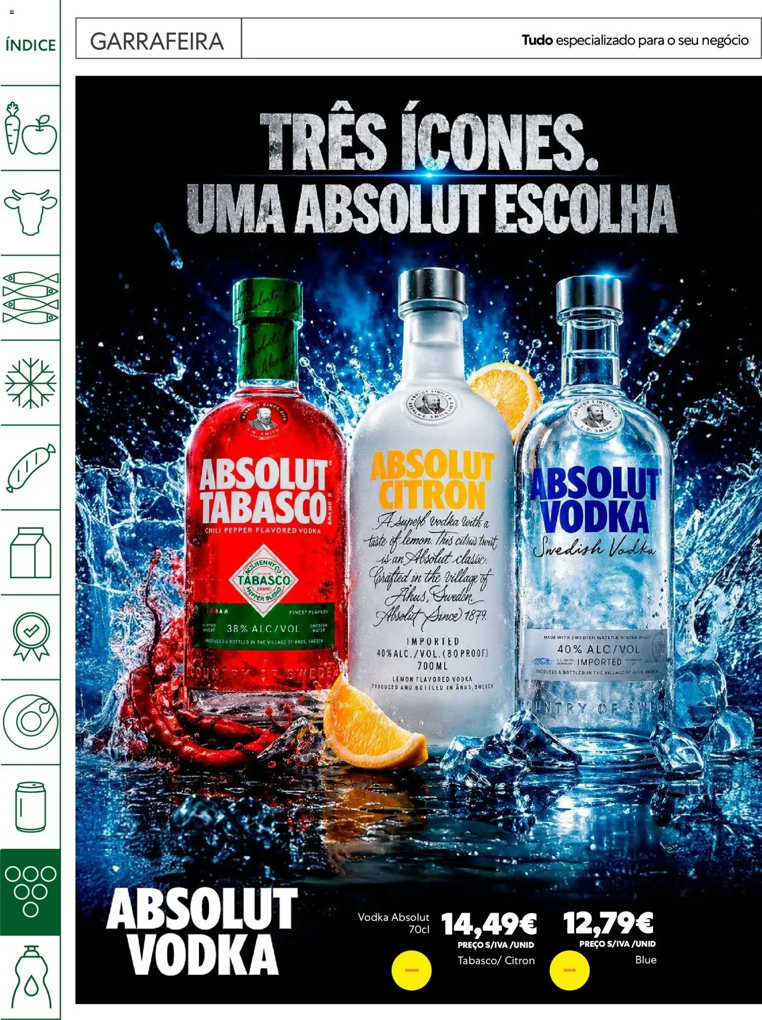 Recheio Horeca │ válido de 12.05.2026 | Página: 32 | Produtos: Vodka
