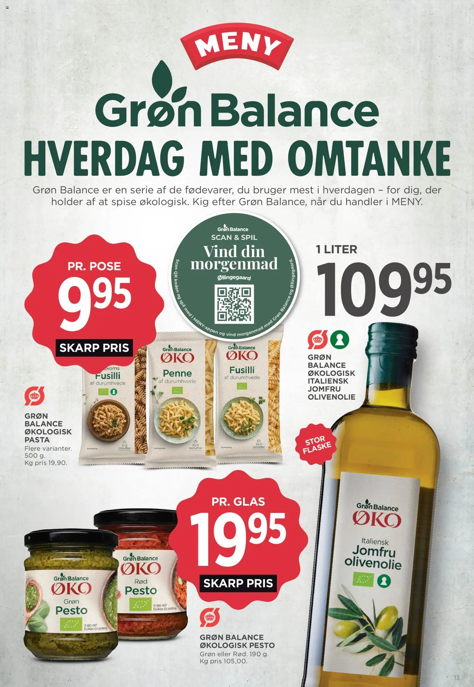 Meny tilbudsavis – gyldig fra 07/08/2026 | Side: 15 | Produkter: Pasta, Pesto, Olivenolie, Spil