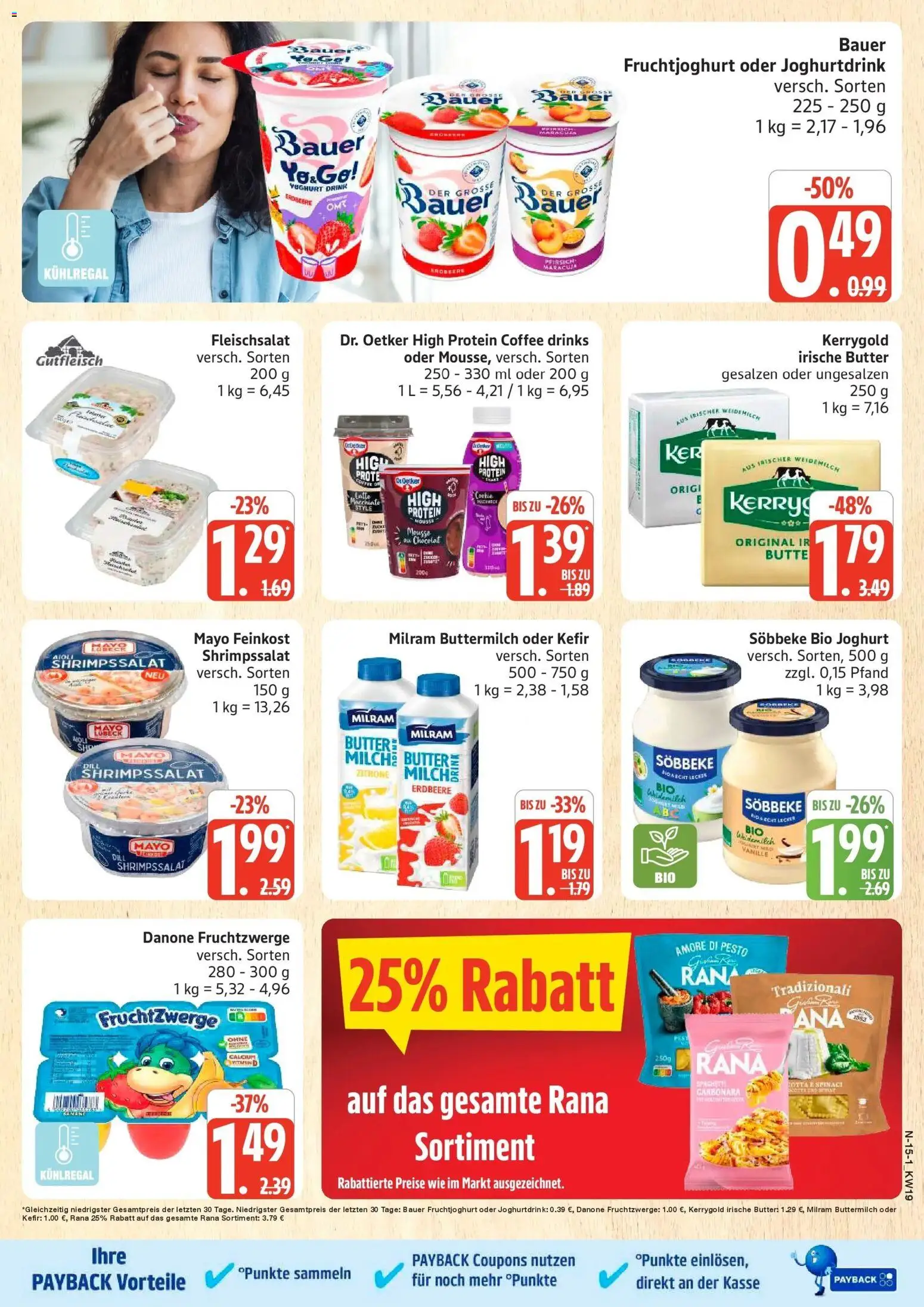 Marktkauf Prospekt Schleswig	 – gültig ab 04.05.2026 | Seite: 17 | Produkte: Buttermilch, Joghurt, Fruchtjoghurt, Milram