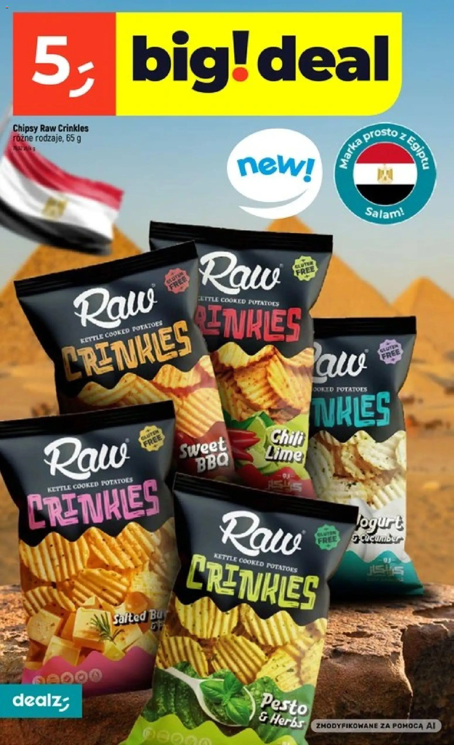 Dealz gazetka od 13.08.2026 | Strona: 22 | Produkty: Chipsy, Pesto, Jogurt