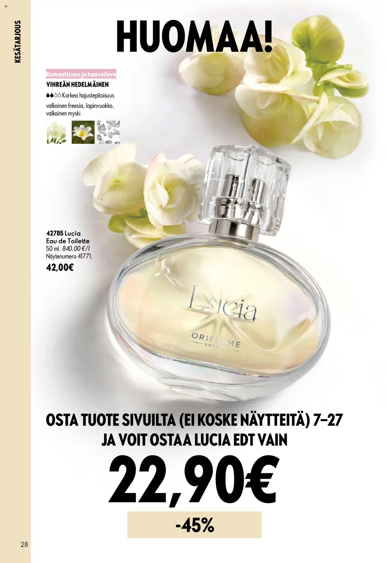 Oriflame - Esite 10 – voimassa 15/07/2026 alkaen | Sivu: 28