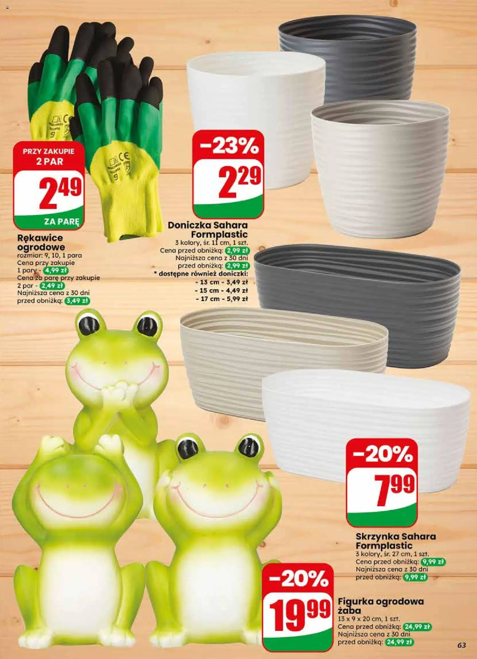 Dino gazetka od 13.05.2026 | Strona: 63 | Produkty: Doniczka, Doniczki