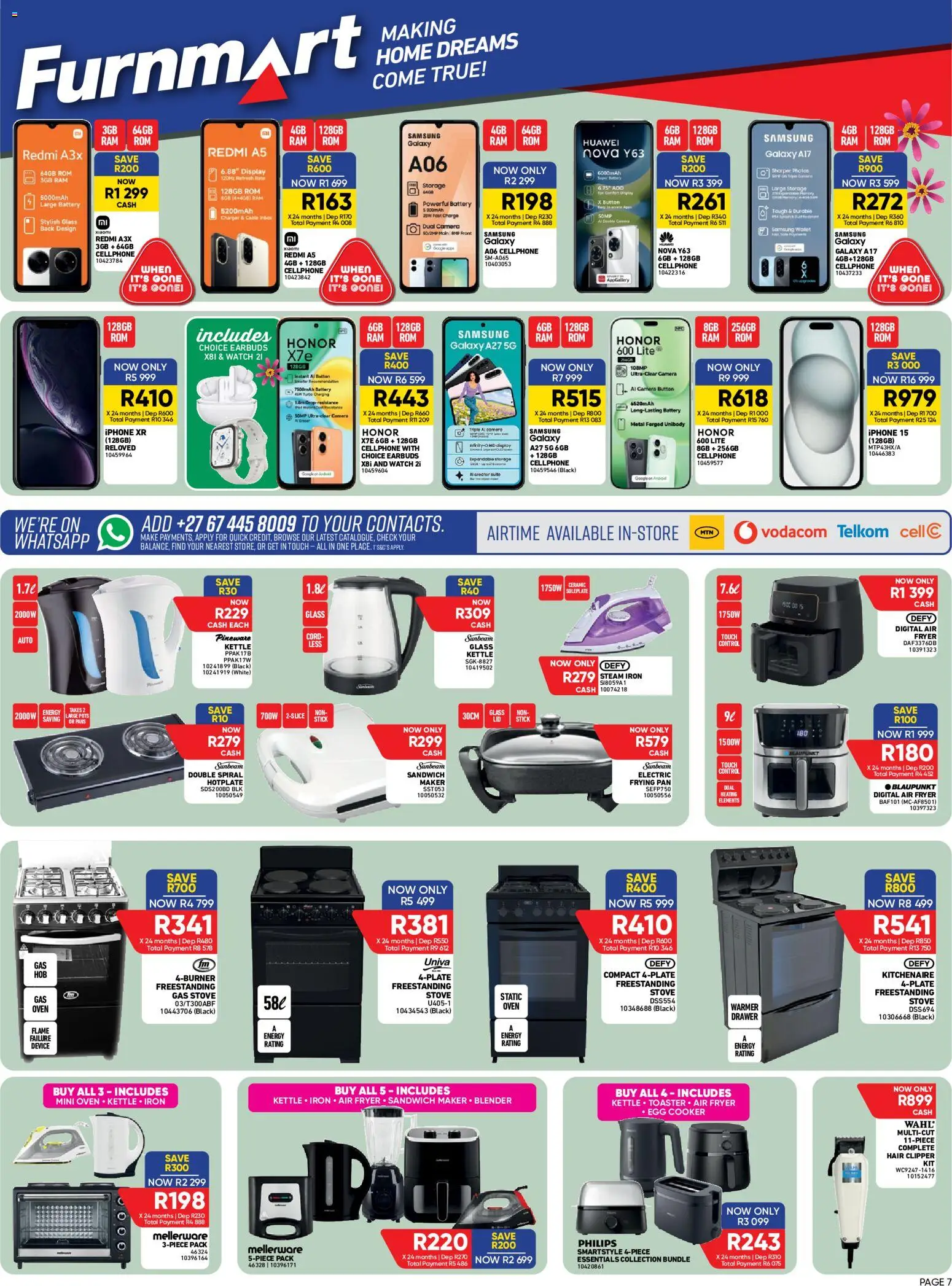 New Furnmart catalogue – valid from 14/09/2026 | Page: 7 | Products: Kettle, Fryer, Cooker, Charger