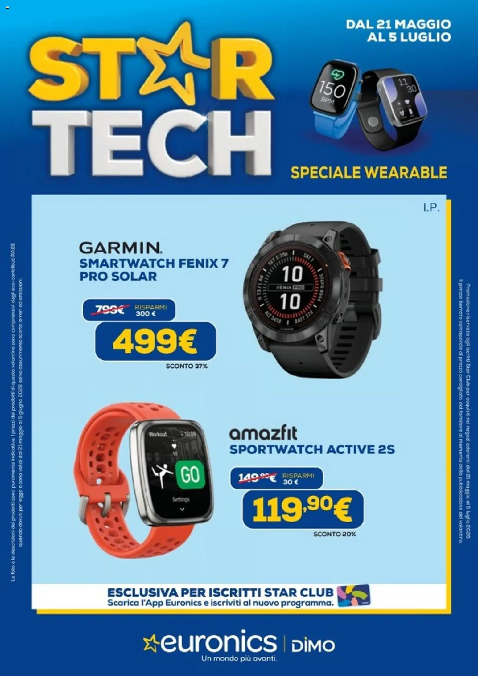 Volantino Euronics del 21/05/2026 | Pagina: 1 | Prodotti: Smartwatch