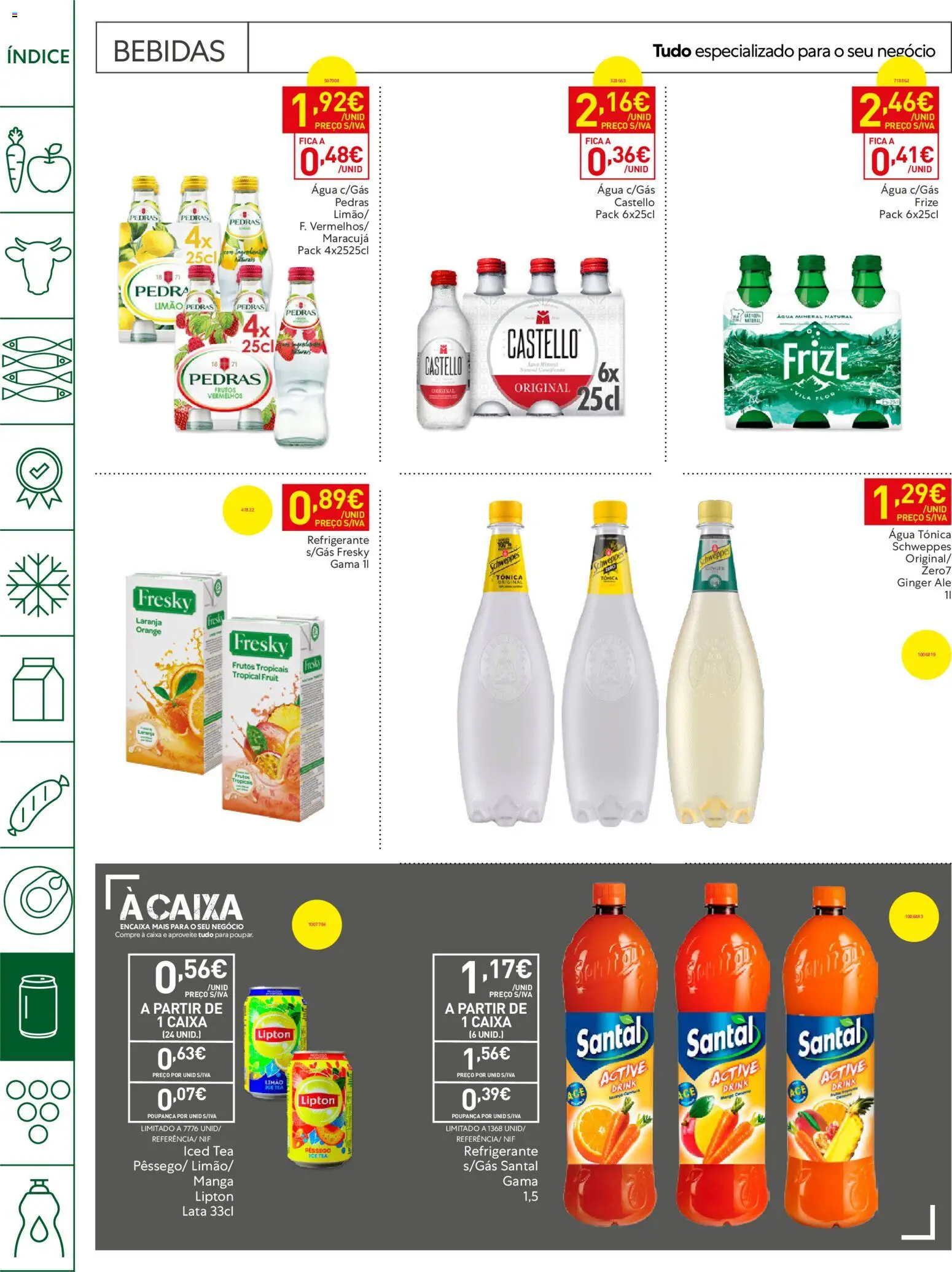 Recheio Horeca Madeira │ válido de 28/07/2026 | Página: 22 | Produtos: Agua, Refrigerante, Caixa, Água mineral