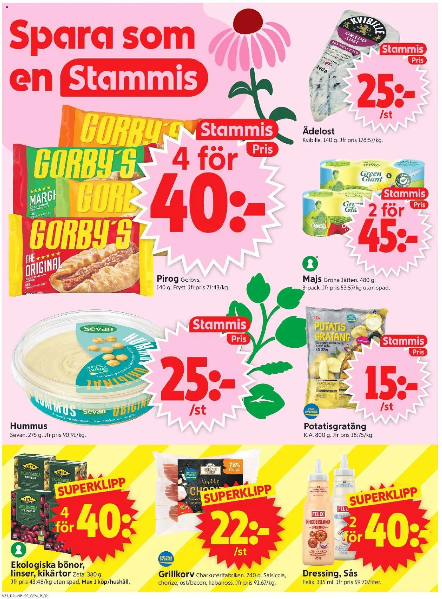 ICA Supermarket reklamblad aktuell från 01.06.2026 | Sida: 2