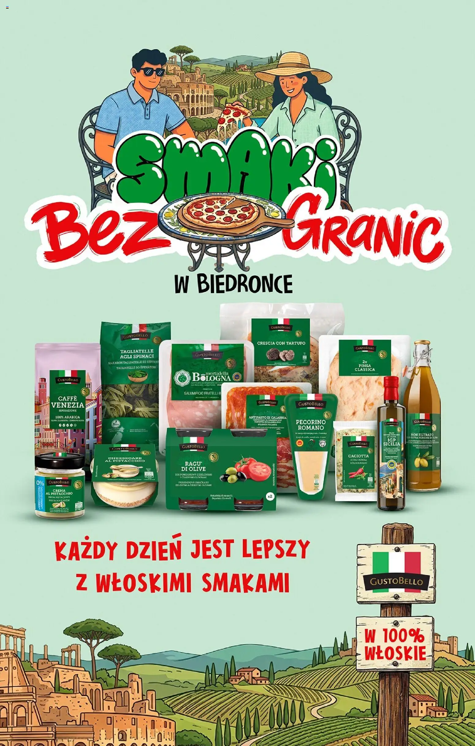 Biedronka gazetka od czwartku od 29.10.2026 | Strona: 56 | Produkty: Gustobello, Mascarpone, Ser gorgonzola, Salami