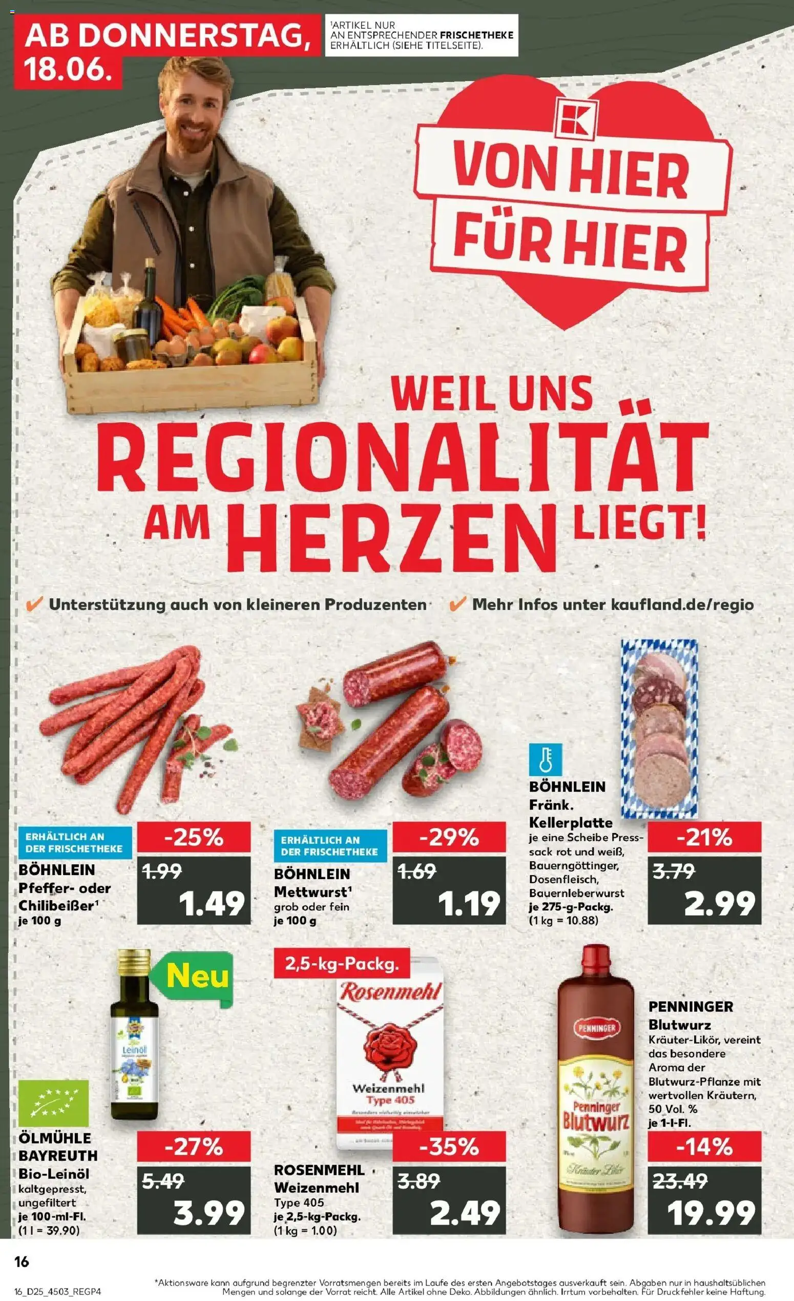 Kaufland Prospekt Kulmbach – gültig ab 18.06.2026 | Seite: 1
