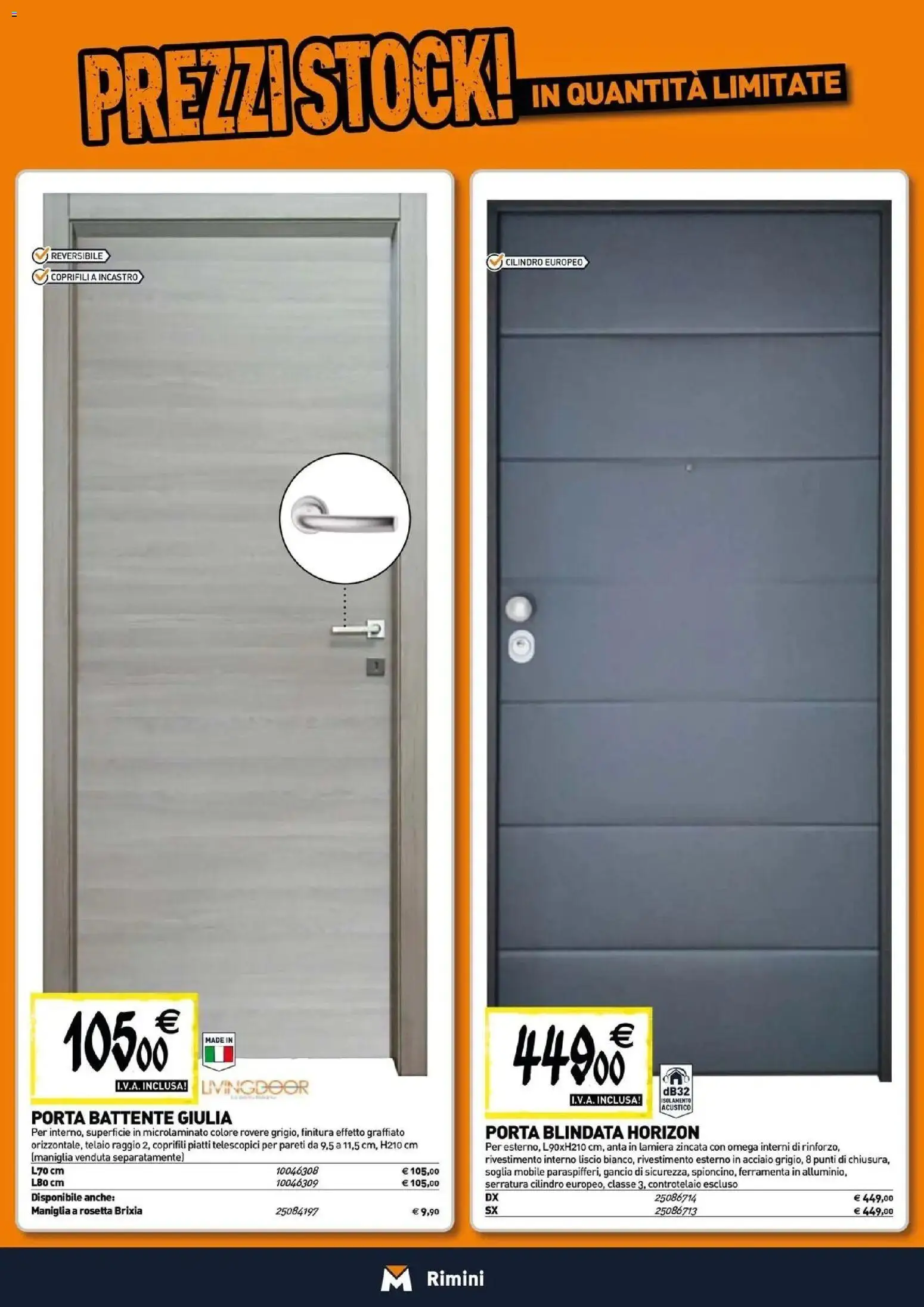 Nuovo TECNOMAT catalogo Rimini dal 27/08/2026 > offerte anteprima 🛍️ | Pagina: 10 | Prodotti: Mobile, Porta, Piatti, Omega