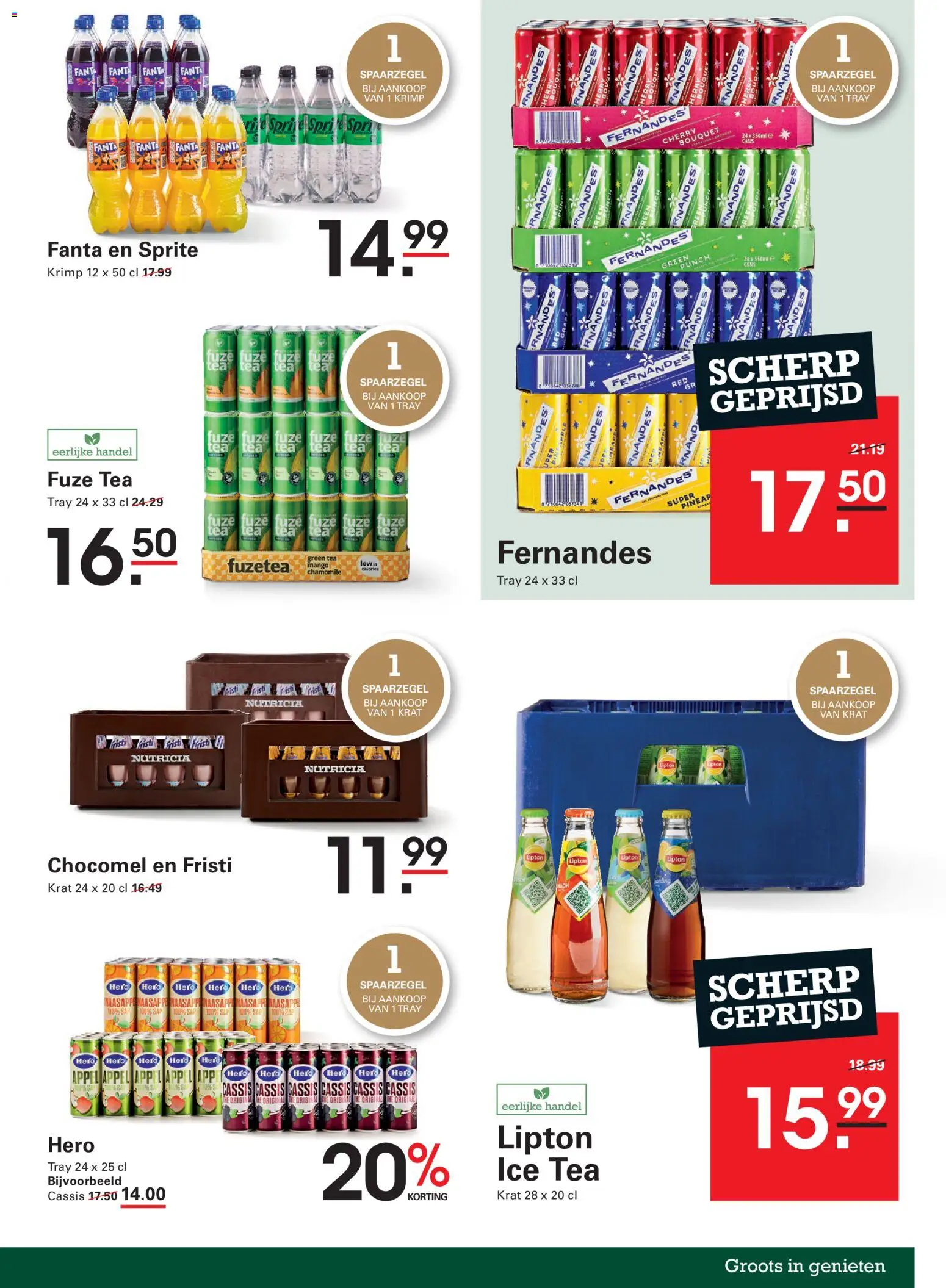 {H1} | Pagina: 19 | Producten: Fanta, Sprite, Cassis, Ice Tea