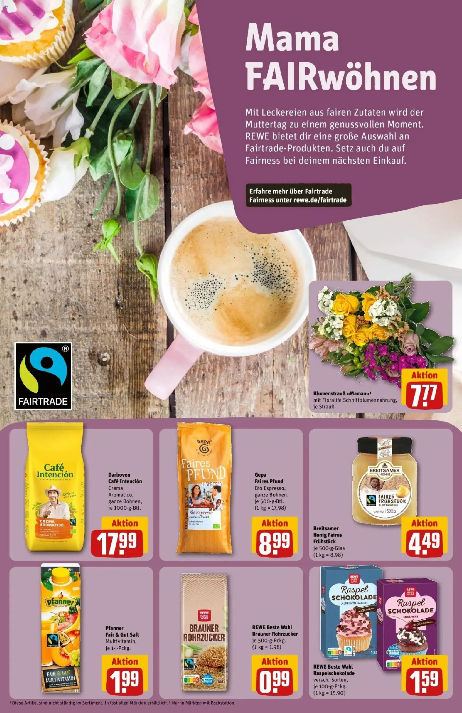 REWE Prospekt ab 04.05.2026 zum Blättern » Angebote | Seite: 27 | Produkte: Schokolade, Saft