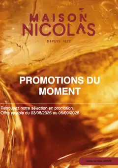 Nicolas - Prévisualisation de Nicolas catalogue valide à partir de 03/08/2026