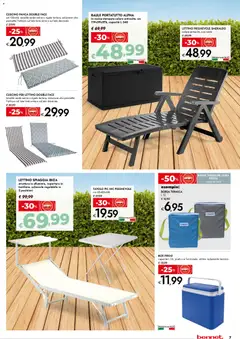 Anteprima del volantino bennet volantino Relax valido a partire dal 07.04.2026 | Pagina: 7 | Prodotti: Lettino, Baule, Borsa, Tavolo