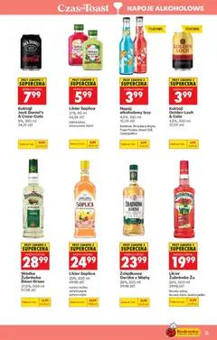 Náhled letáku Biedronka Polsko leták - Czas na toast od 13.07.2026 | Strana: 35 | Produkty: Vodka, Whisky, Jack Daniel’s, Cola