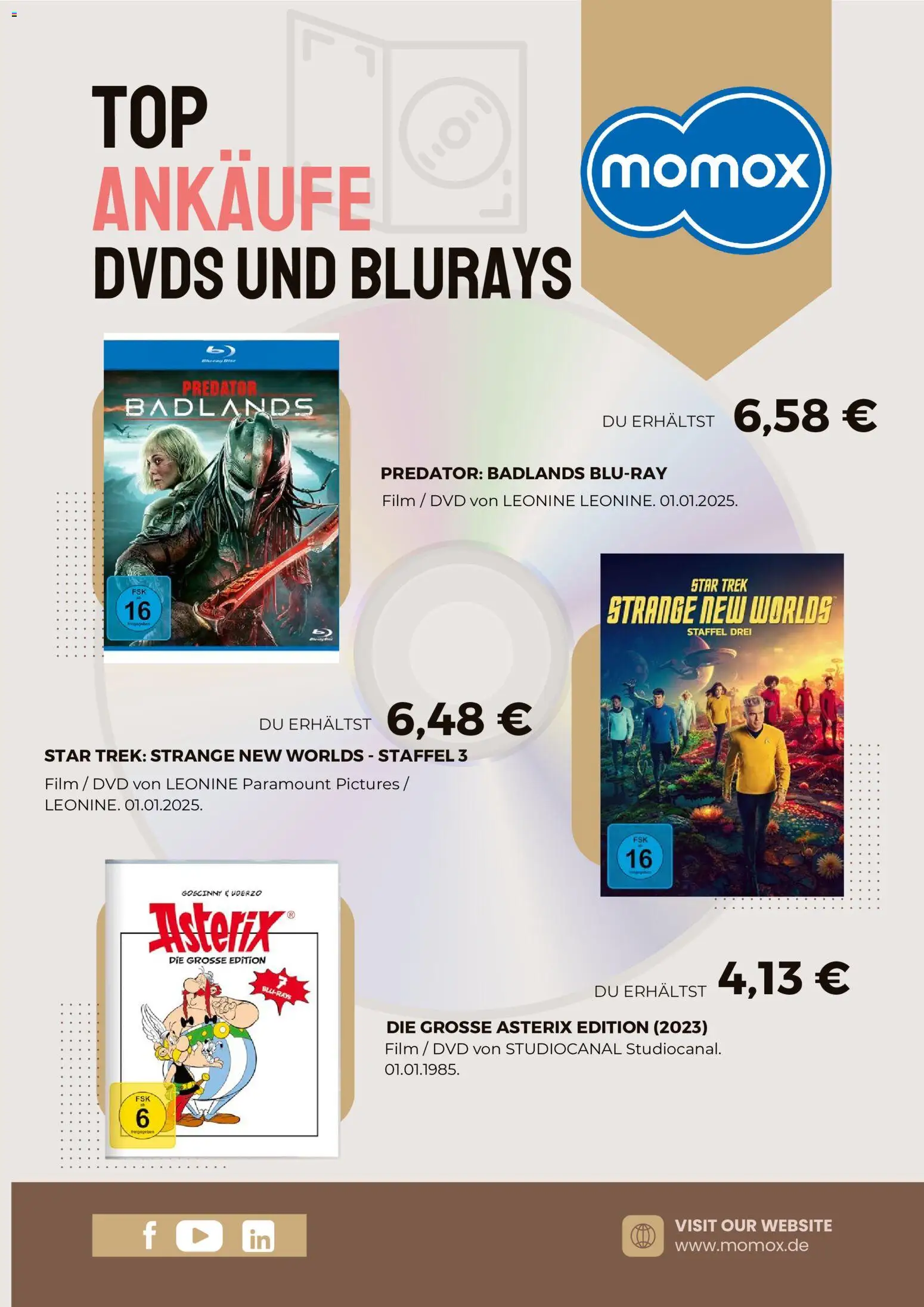 Momox Prospekt 	 – gültig ab 05.05.2026 | Seite: 5 | Produkte: Dvd