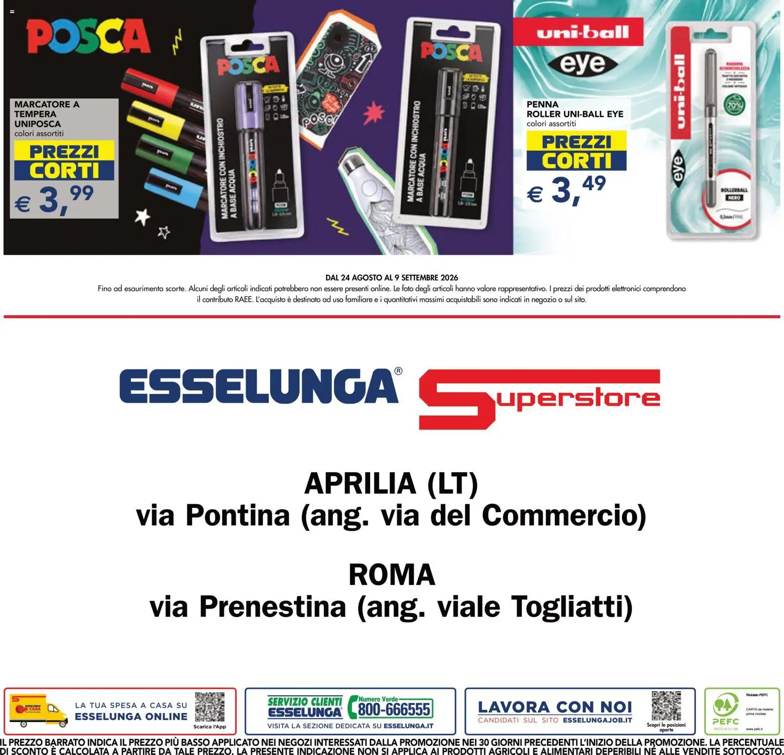 Volantino Esselunga S del 24/08/2026 | Pagina: 23 | Prodotti: Acqua, Basso