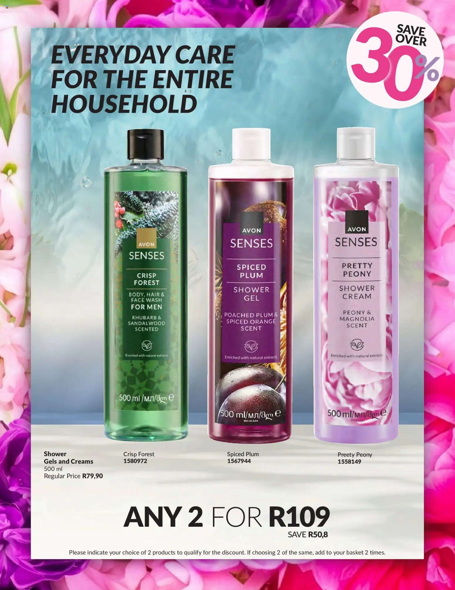 New Avon catalogue – valid from 22.05.2026 | Page: 22 | Products: Shower, Basket, Cream