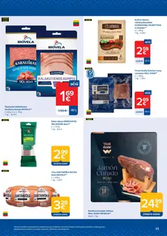 MAXIMA leidinys galioja nuo 2026.10.27 | Puslapis: 23 | Prekių: Kiaulienos, Kumpis, Dešra