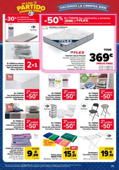 Vista previa Carrefour folleto válido desde el 11.06.2026 | Página: 63 | Productos: Colchon, Tendedero, Cama, Almohada