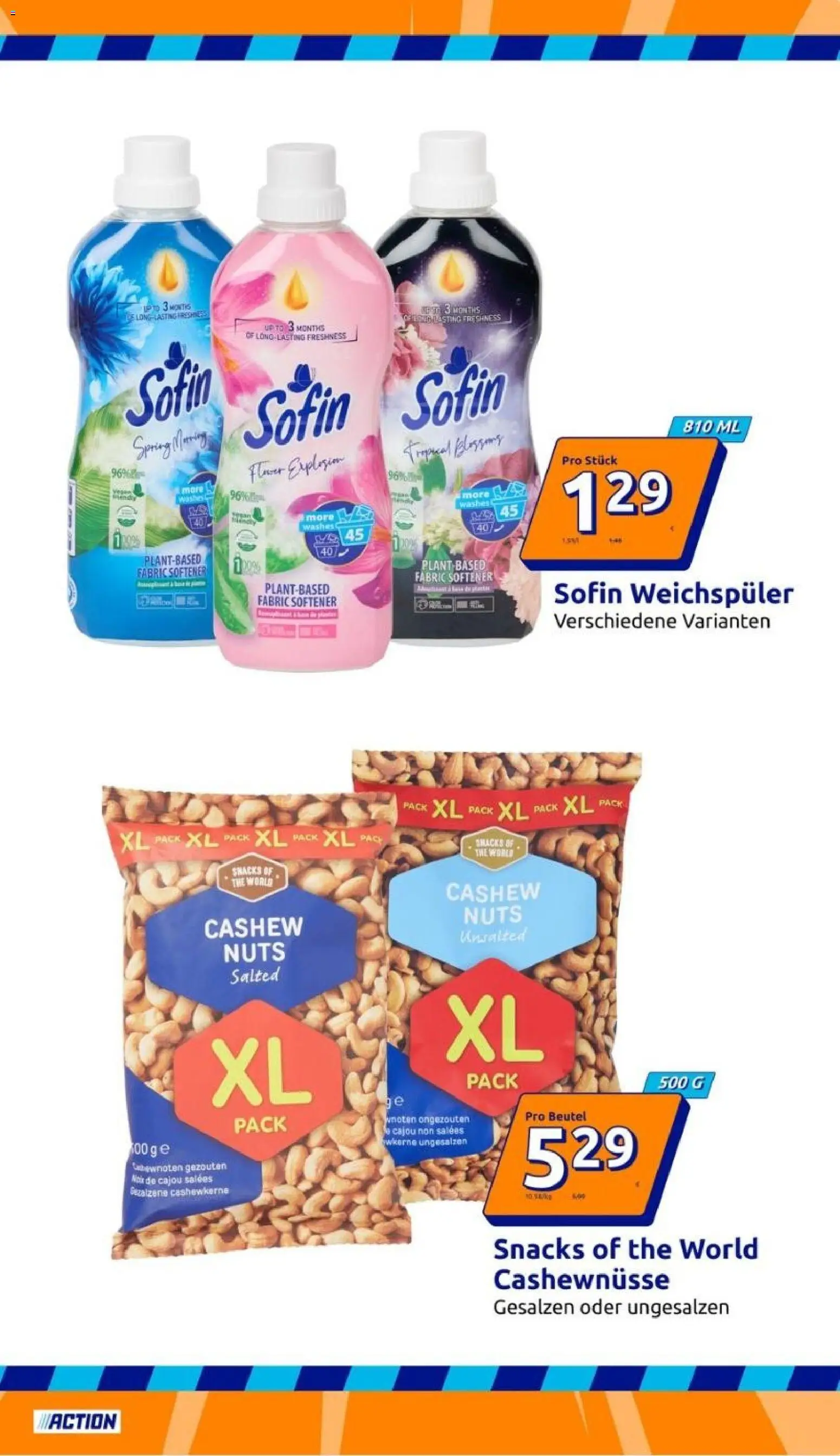 Action Prospekt – gültig ab 02.09.2026 | Seite: 21 | Produkte: Cashewnüsse, Cashew, Weichspüler