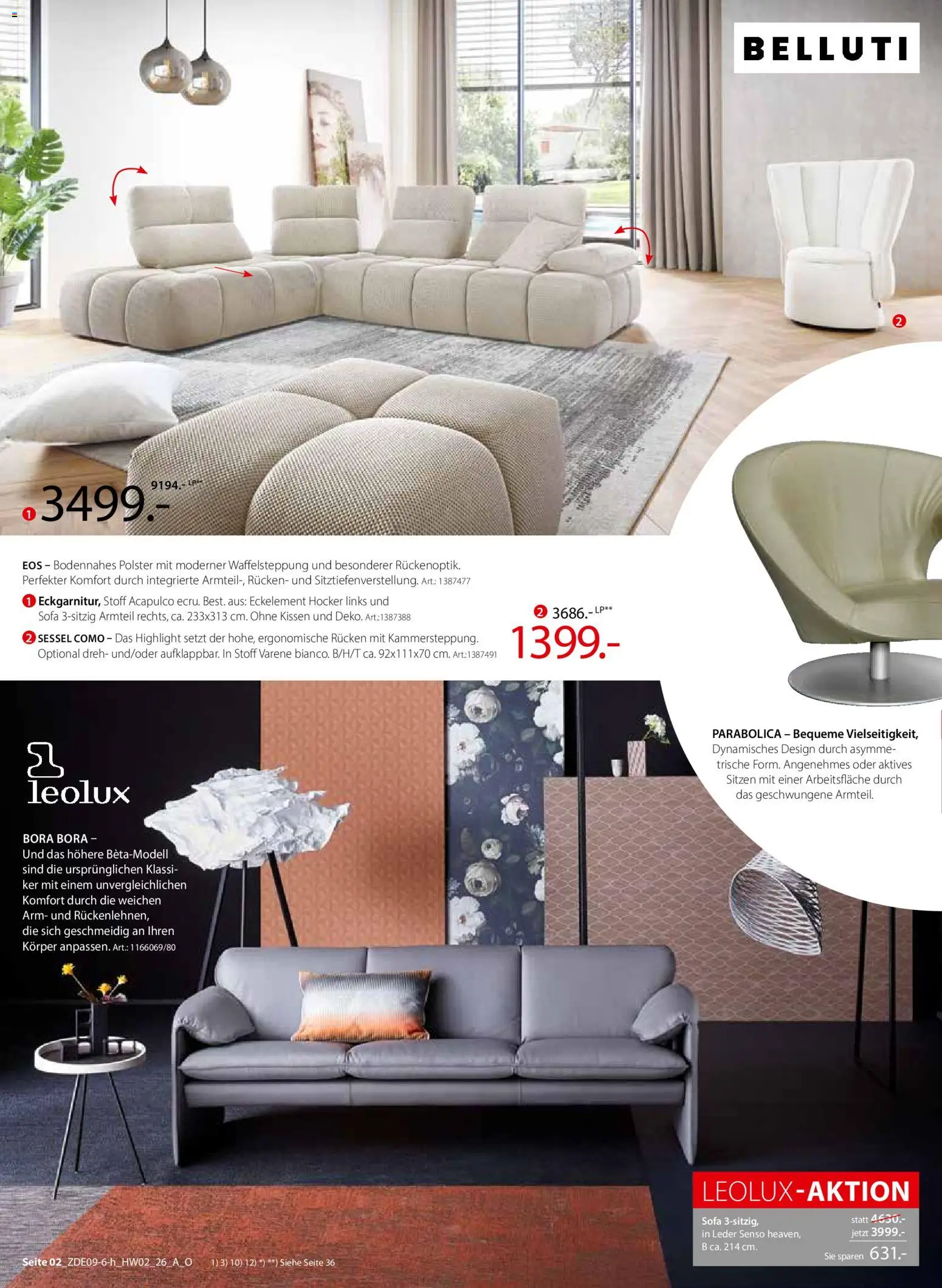 Zurbrüggen Prospekt – gültig ab 30.09.2026 | Seite: 4 | Produkte: Hocker, Kissen, Sofa, Sessel
