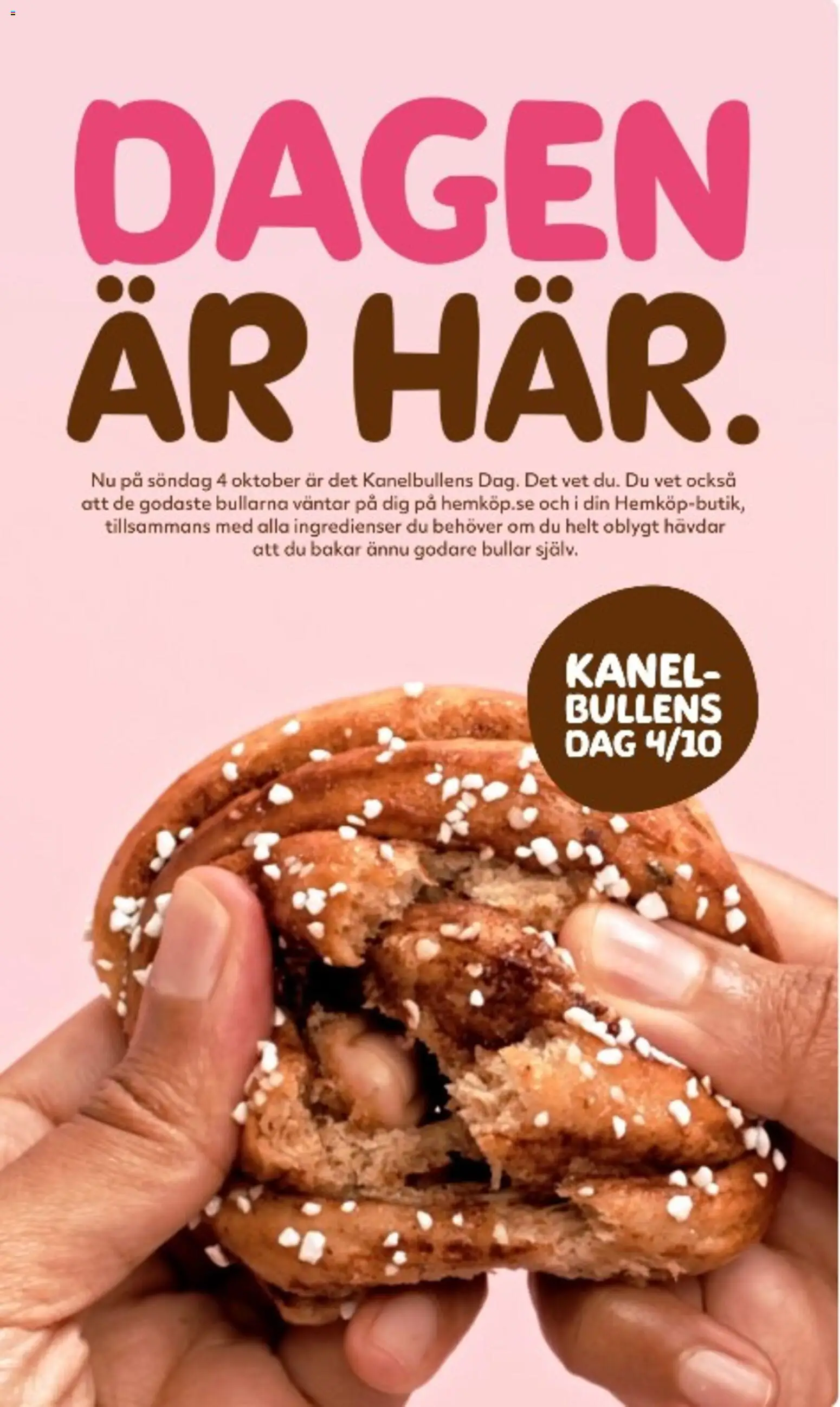 Hemköp reklamblad aktuell från 28/09/2026 | Sida: 12 | Produkter: Vantar, Kanel, Ingredienser