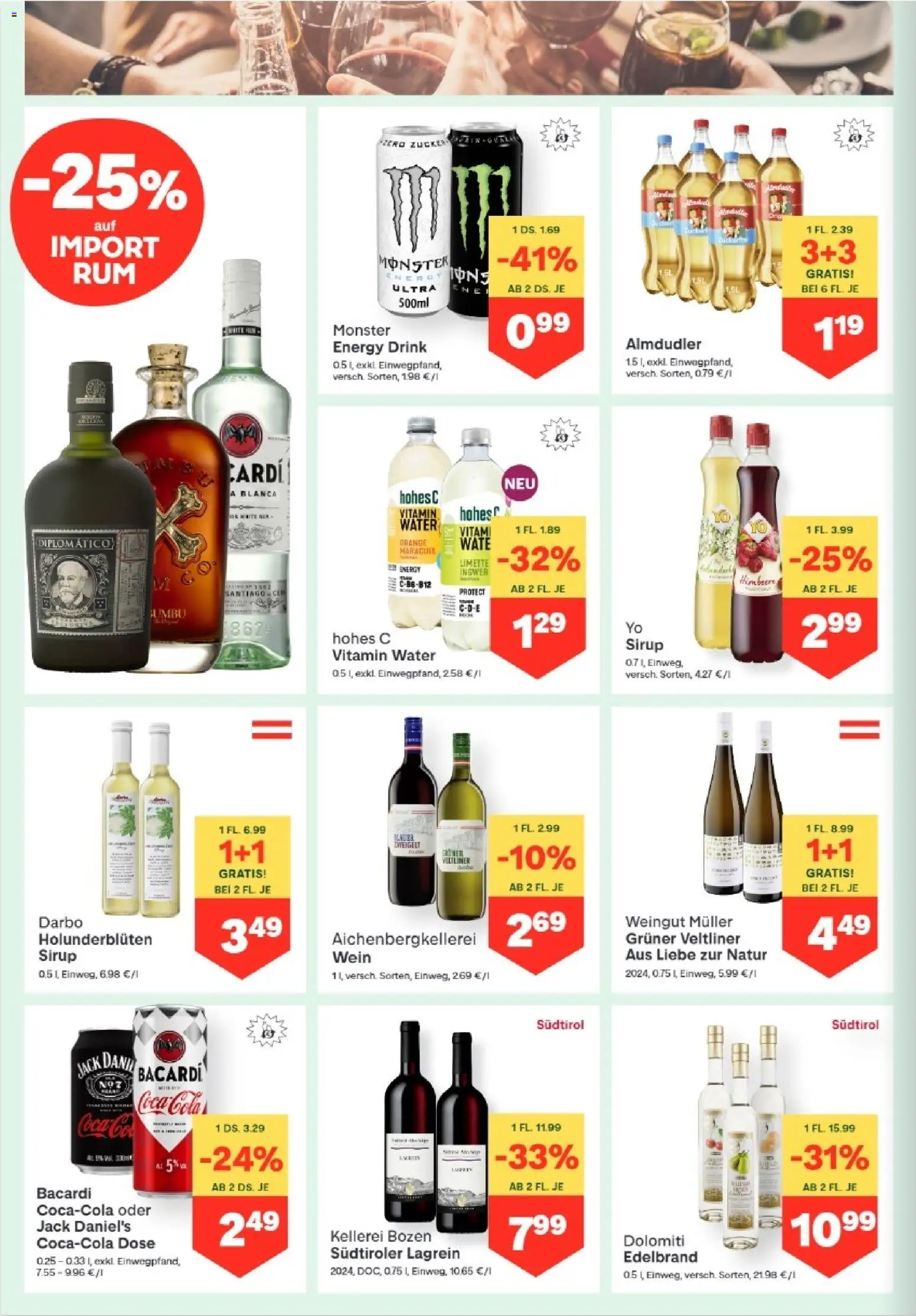 MPREIS Anras gültig ab 09.07.2026 | Seite: 10 | Produkte: Zucker, Limette, Himbeere, Wein