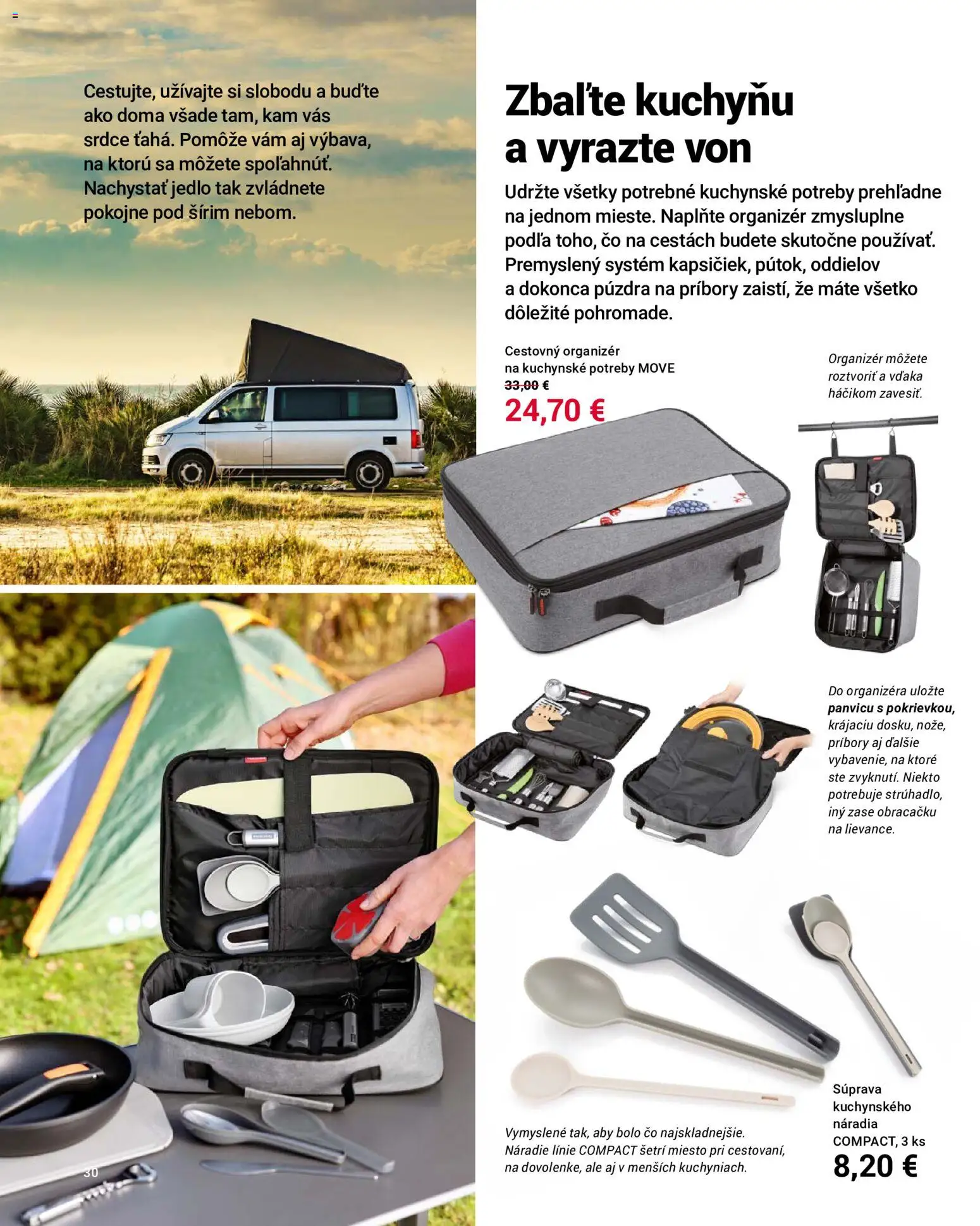 Nové TESCOMA akcie – leták je platný od 01.06.2026 | Strana: 30 | Produkty: Organizér, Kuchynské potreby, Náradie