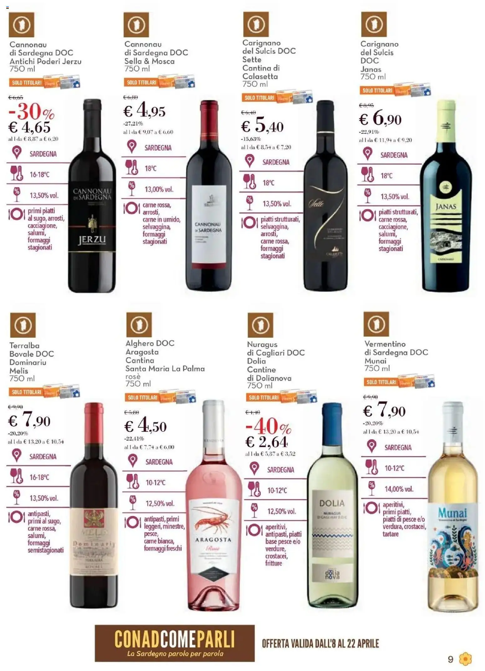 Volantino Spazio Conad del 08.04.2026 | Pagina: 9 | Prodotti: Pesce