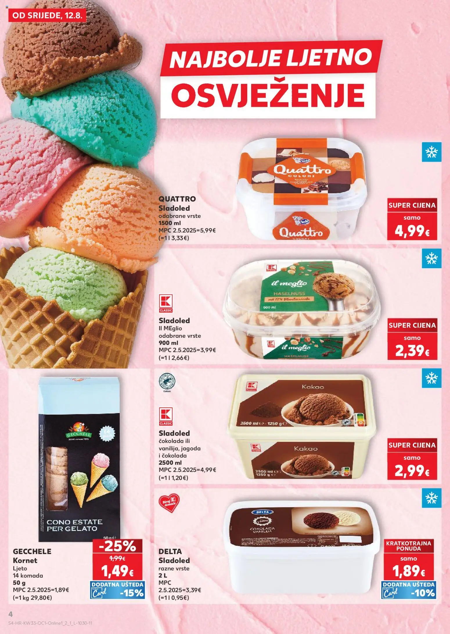Kaufland katalog | vrijedi od 12.08.2026 | Stranica: 4