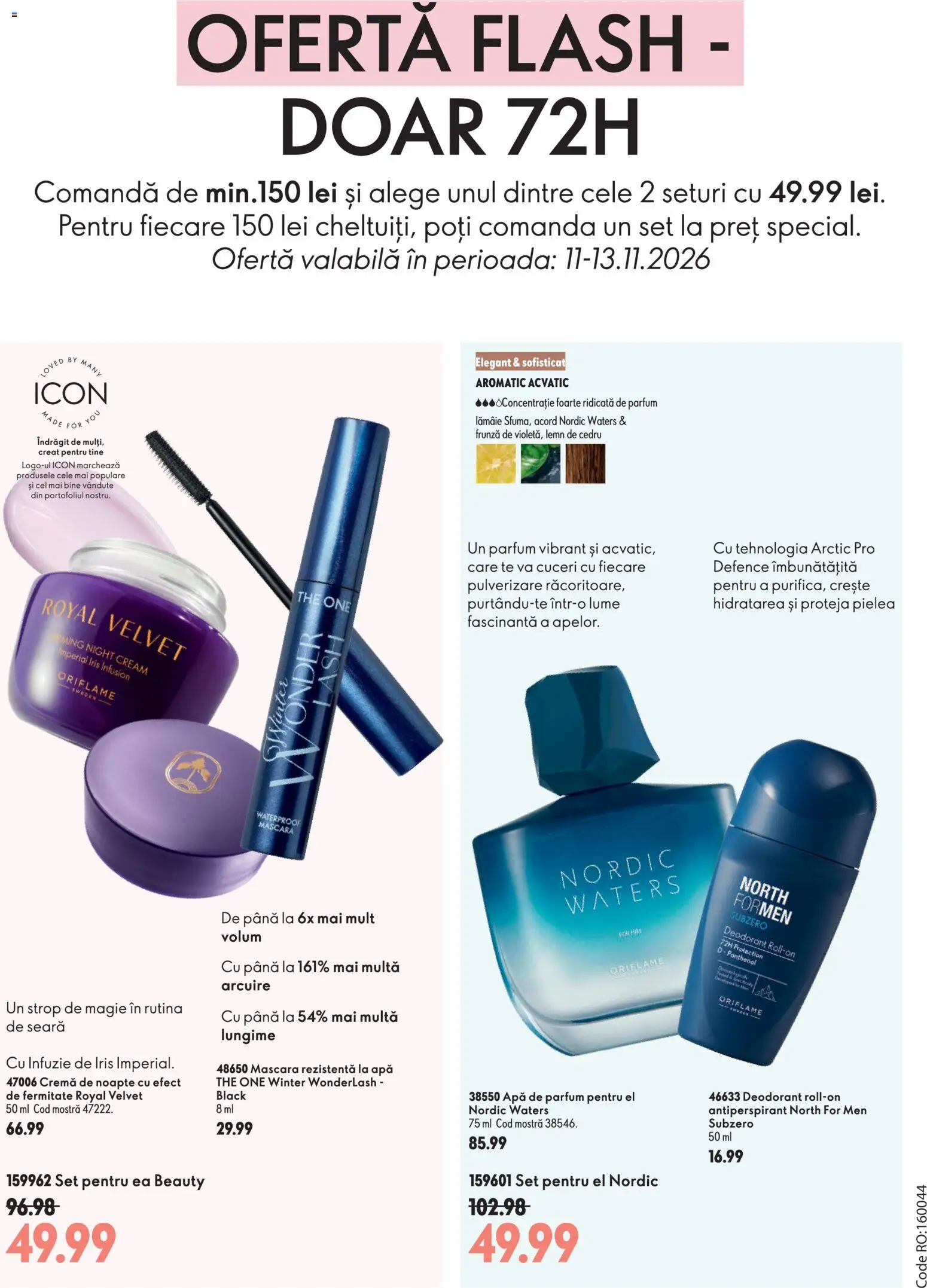 Noul catalog Oriflame – valabil de la 11.11.2026 | Pagină: 8 | Produse: Apă de parfum, Parfum, Deodorant, Lămâie