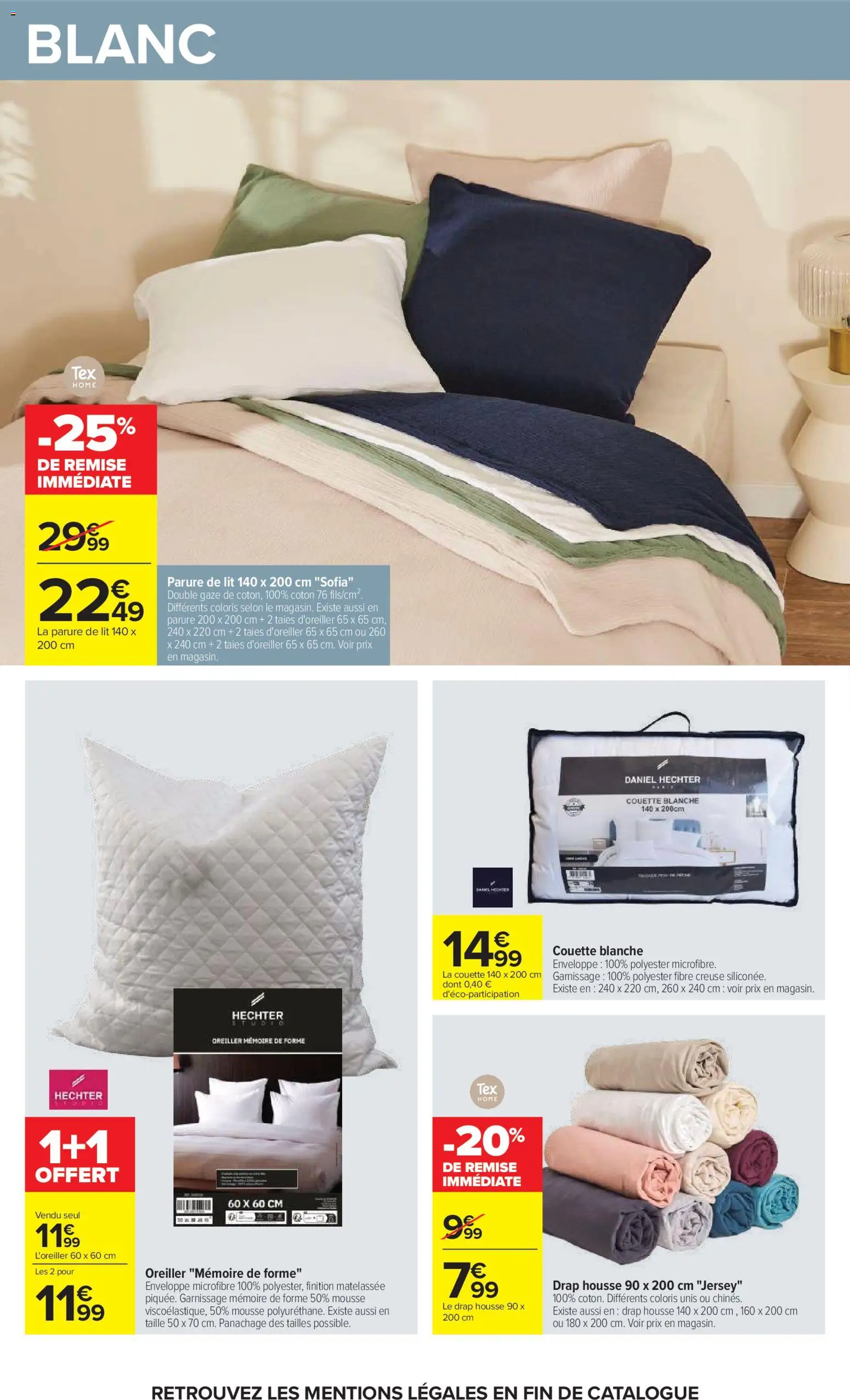 {H1} | Page: 52 | Produits: Parure de lit, Lit, La couette, Couette