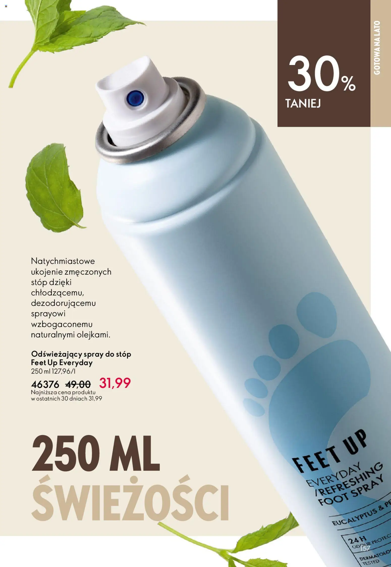 Oriflame Katalog 8 2026 od 27.05.2026 | Strona: 157 | Produkty: Spray do stóp