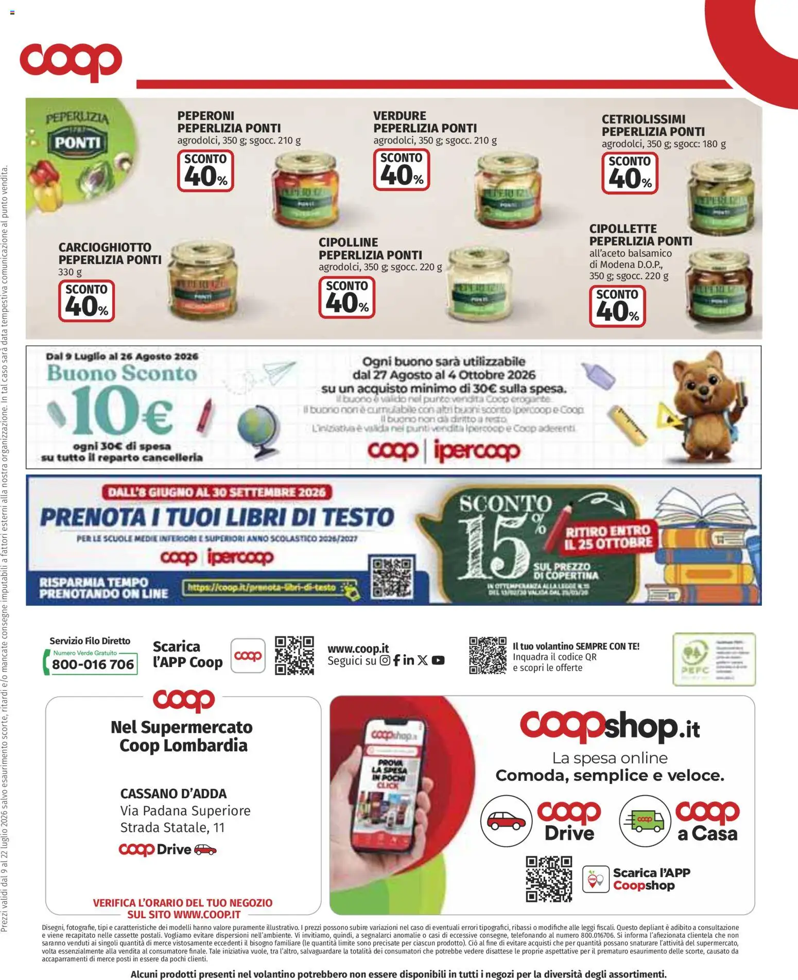 Volantino COOP del 09/07/2026 | Pagina: 34 | Prodotti: Tè, Peperoni, Data, Cipolline