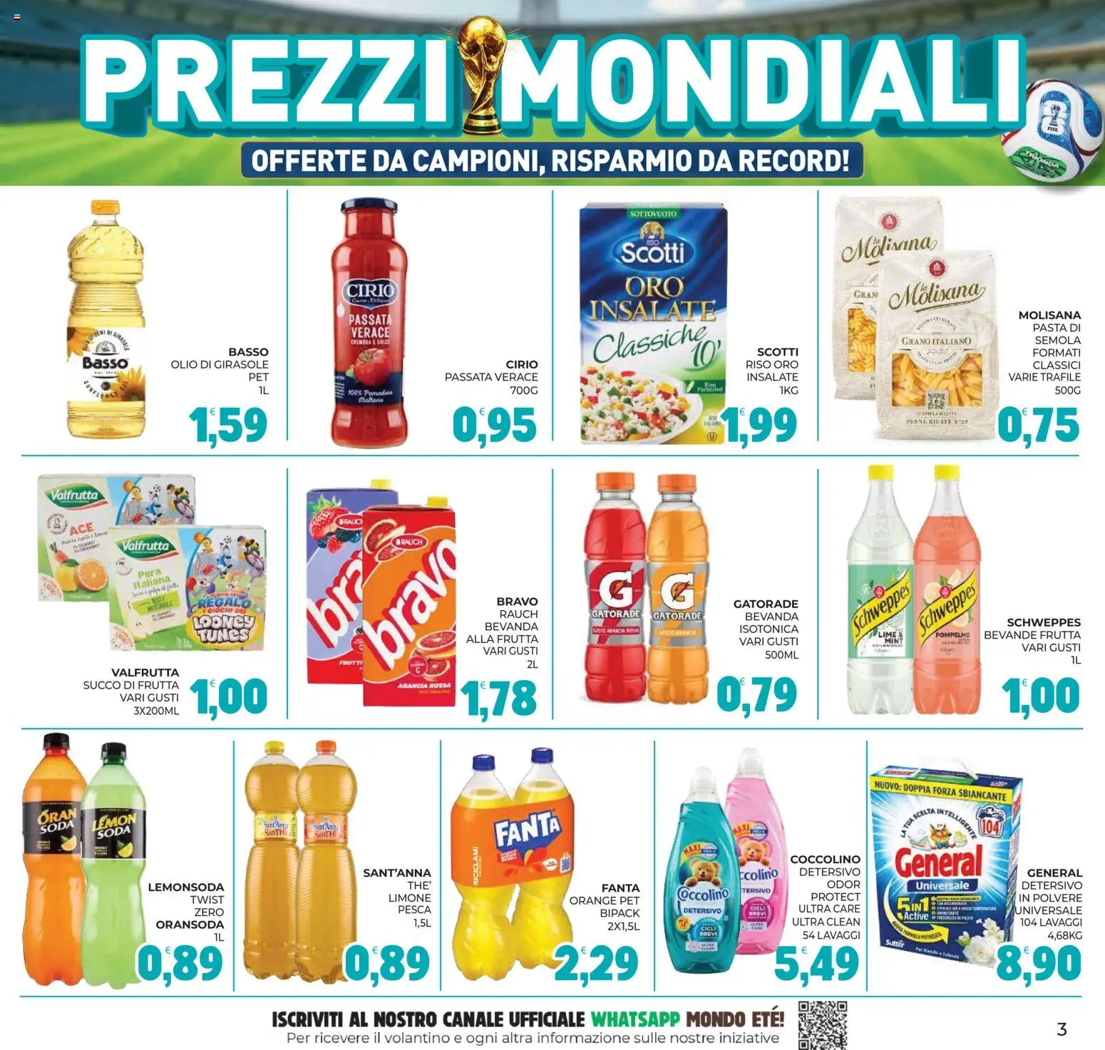 Volantino Eté del 12.06.2026 | Pagina: 3 | Prodotti: Riso, Pasta, Pesca, Penne