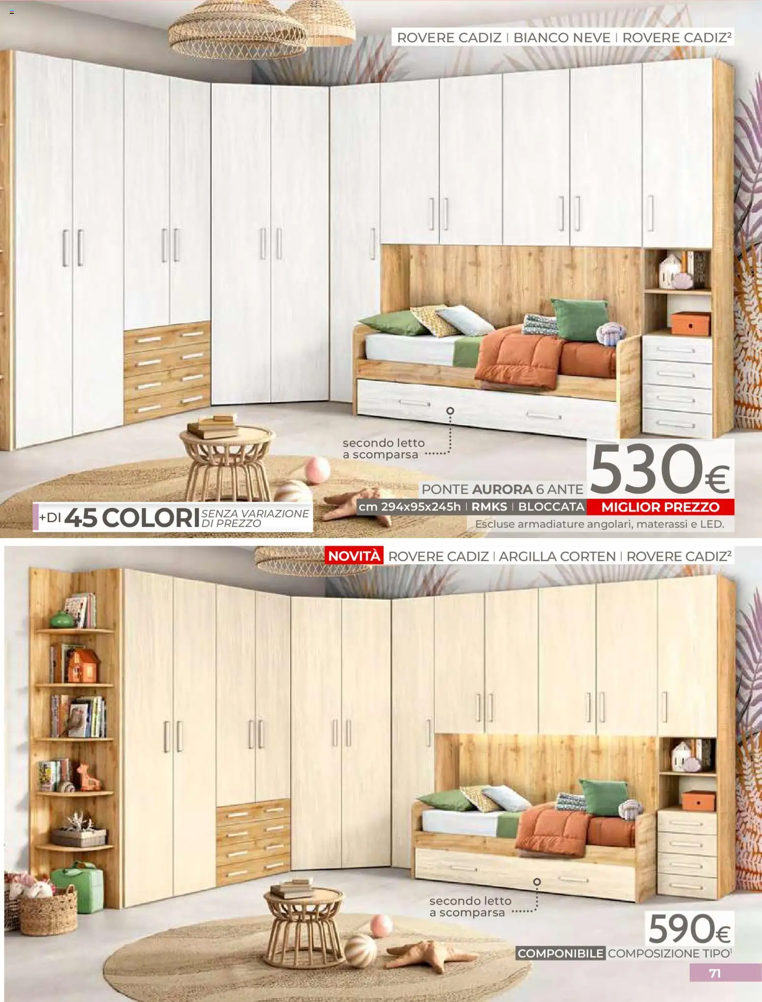 Volantino Mondo Convenienza del 01.04.2026 | Pagina: 73 | Prodotti: Letto
